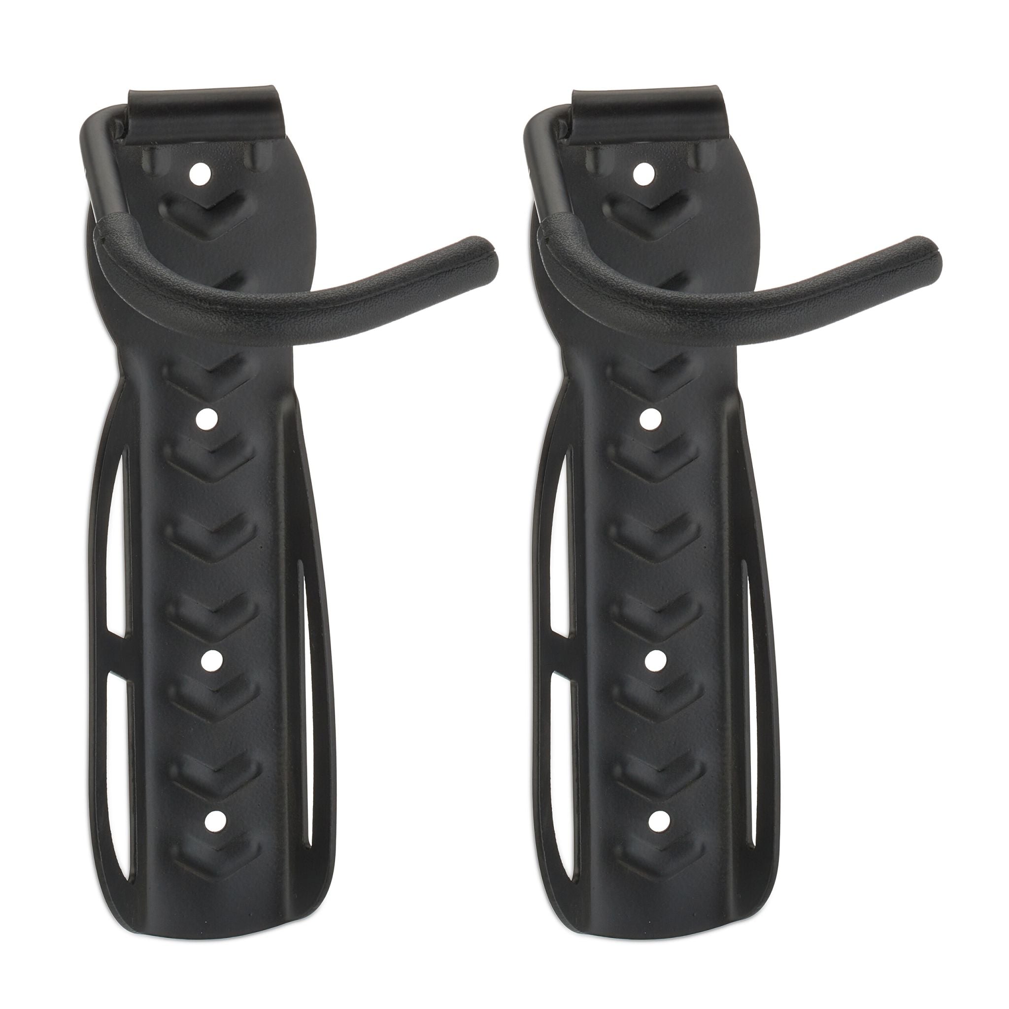 Fahrrad Wandhalter 2er-Set Schwarz von Relaxdays