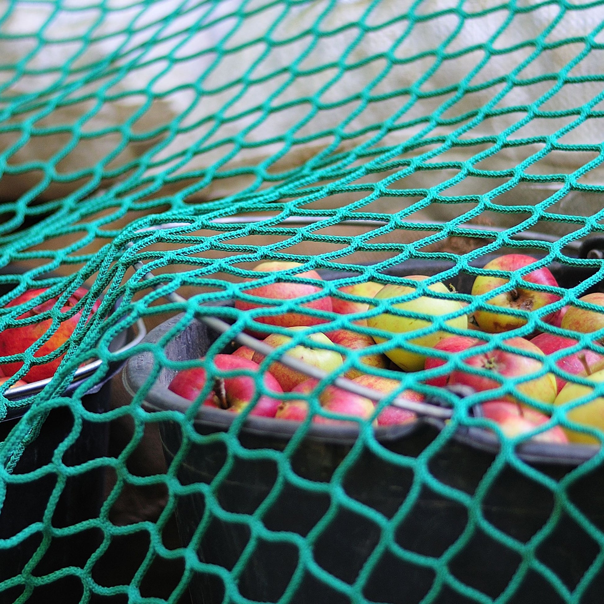 Anhängernetz 2 x 3 m Grün-Schwarz von Relaxdays