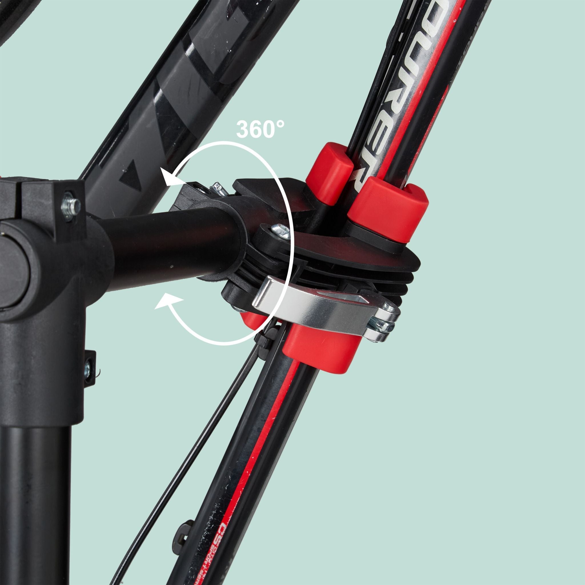 Fahrrad Montageständer bis 30 kg Schwarz von Relaxdays