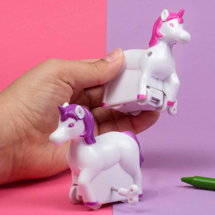 Aufziehfigur Einhorn 2er Set von Novelty