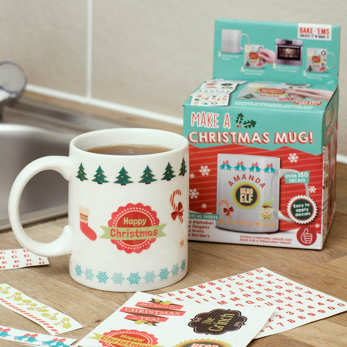 Tasse "Make a Christmas Mug" (inkl. Sticker) von Mugs