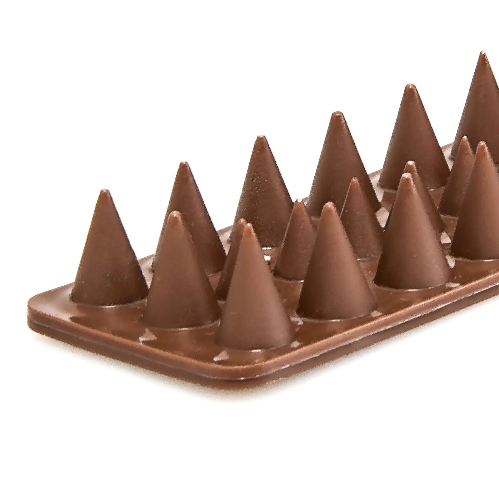 Vogelabwehr Spikes für Zäune Dunkelbraun von Relaxdays