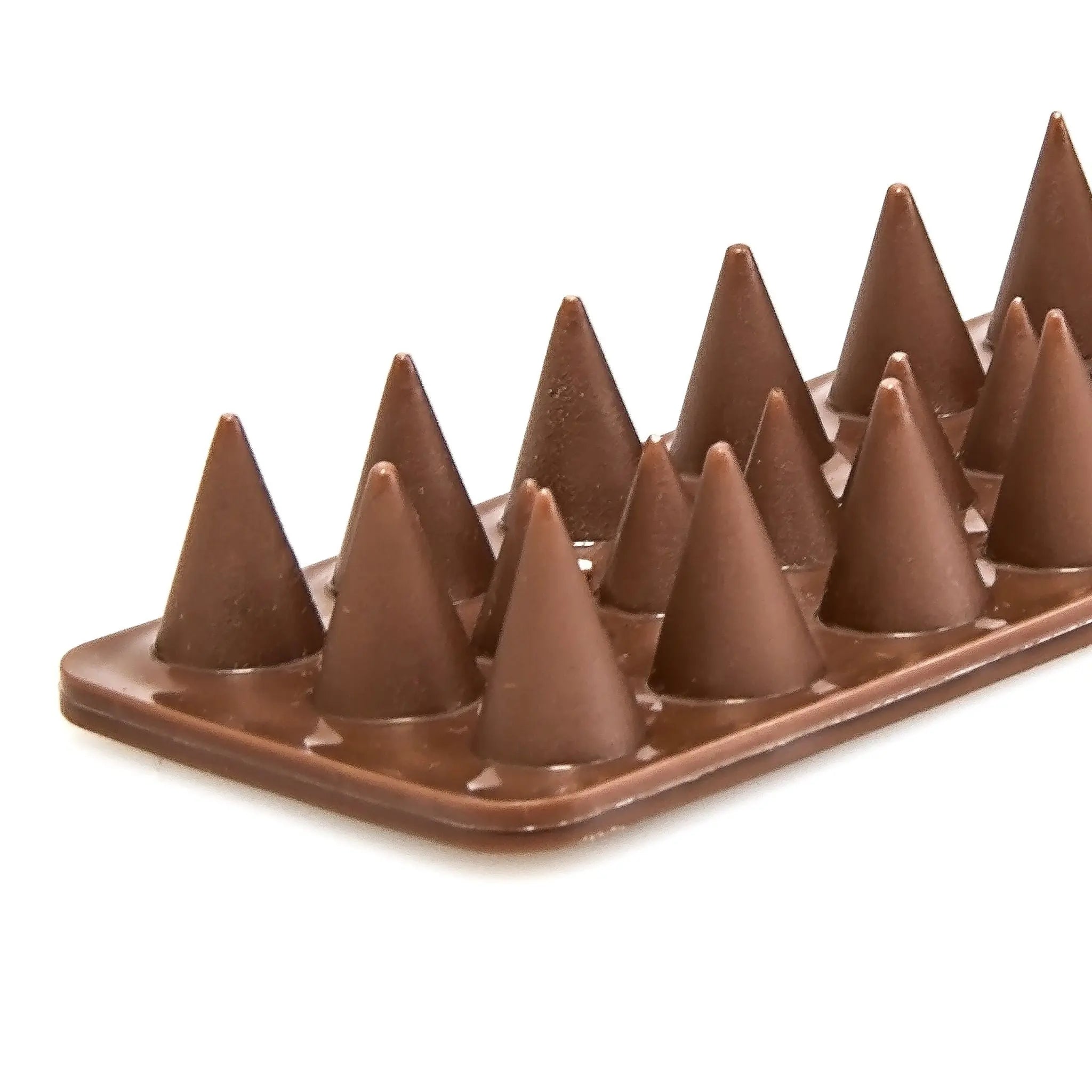 Vogelabwehr Spikes für Zäune Dunkelbraun von Relaxdays