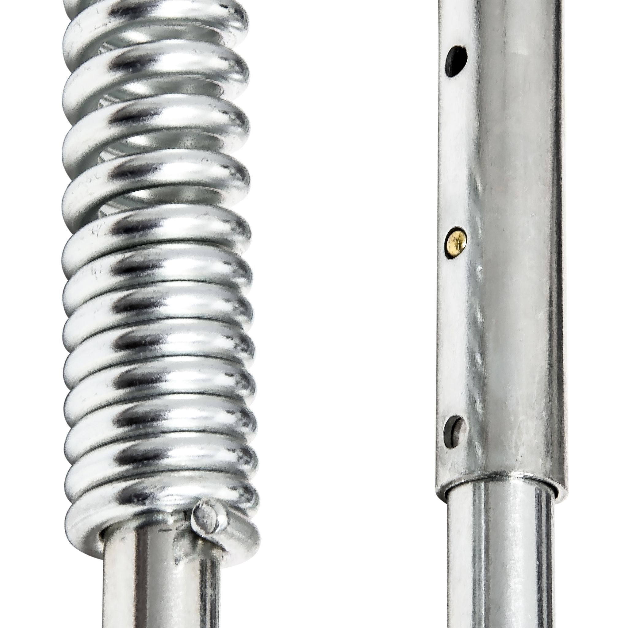 Fahrradleine mit Abstandhalter für Hunde Silber von Relaxdays