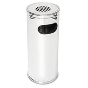 Standaschenbecher sen 75cm Silber von Relaxdays