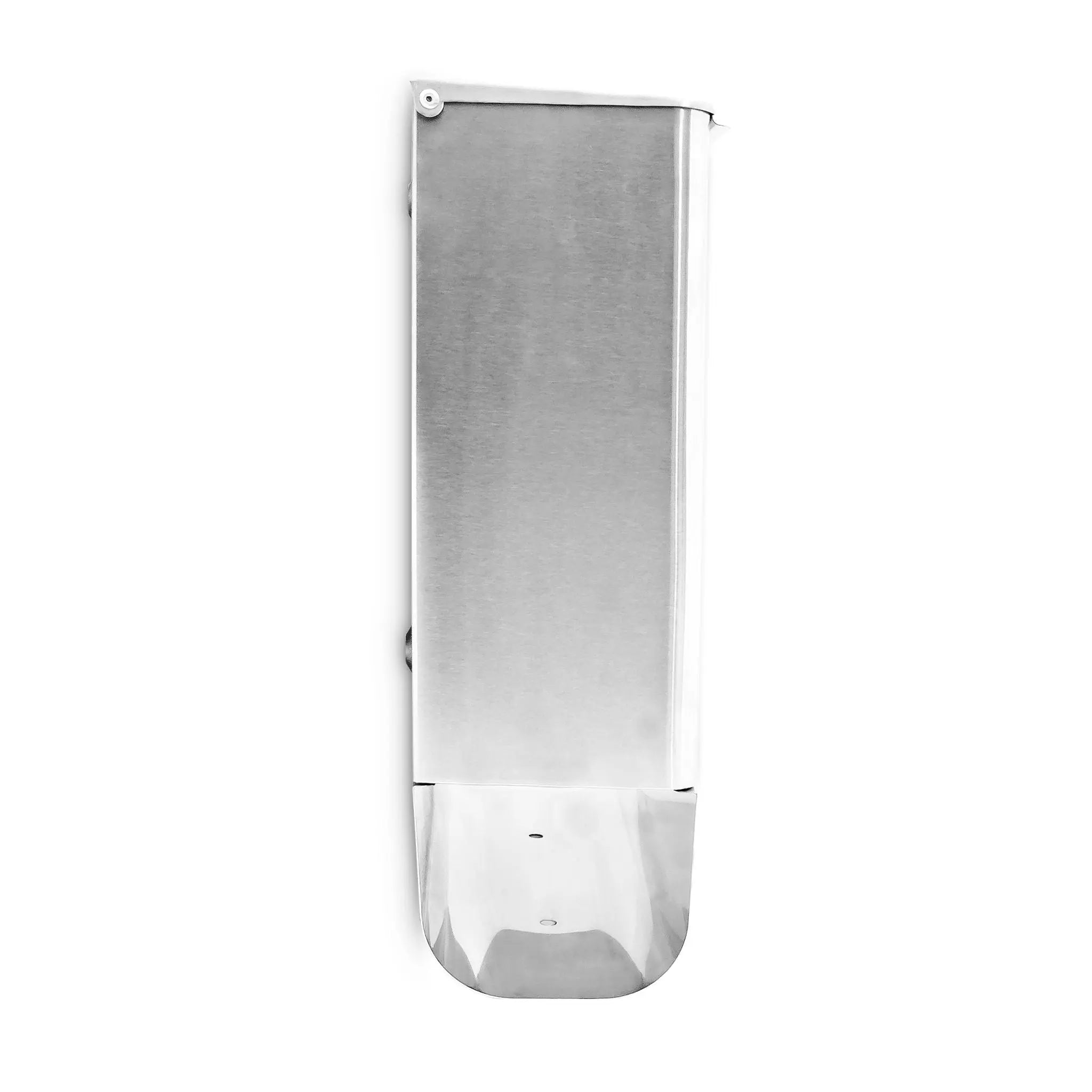 Edelstahl Briefkasten mit Zeitungsrolle Silber-Transparent von Relaxdays