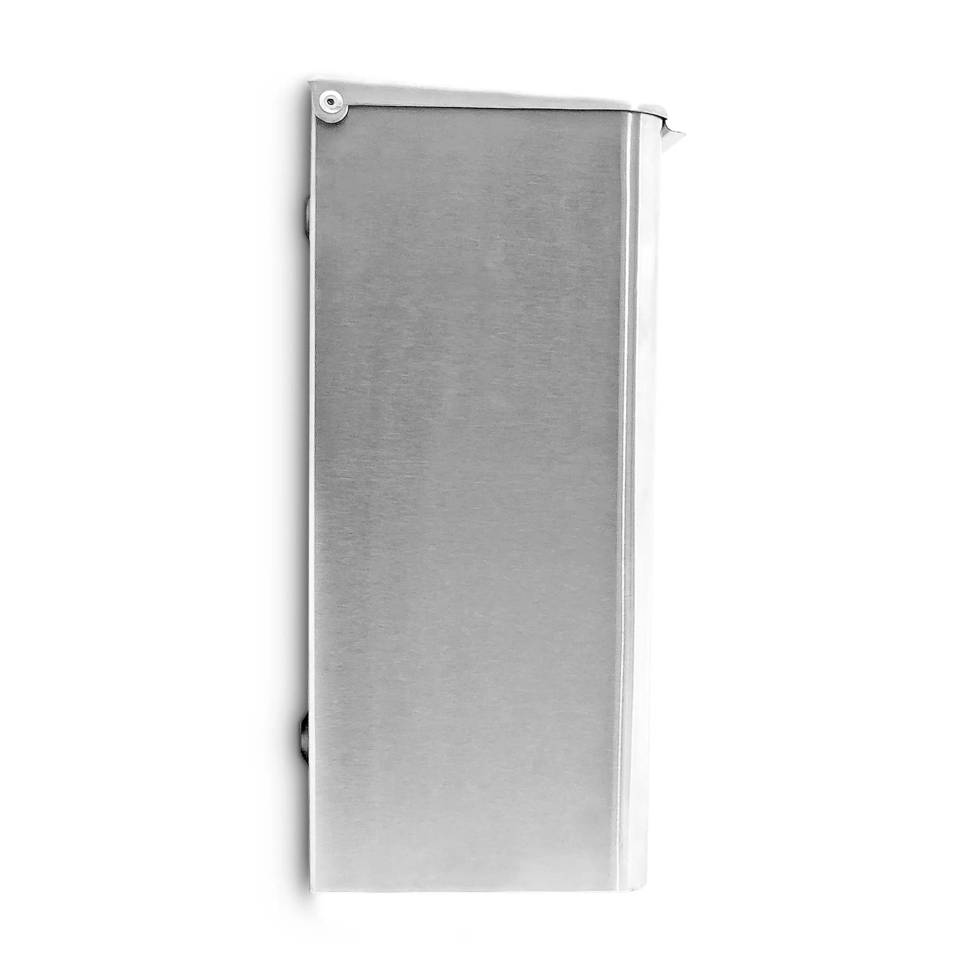 Briefkasten Glas mit Brief-Motiv Silber-Transparent von Relaxdays