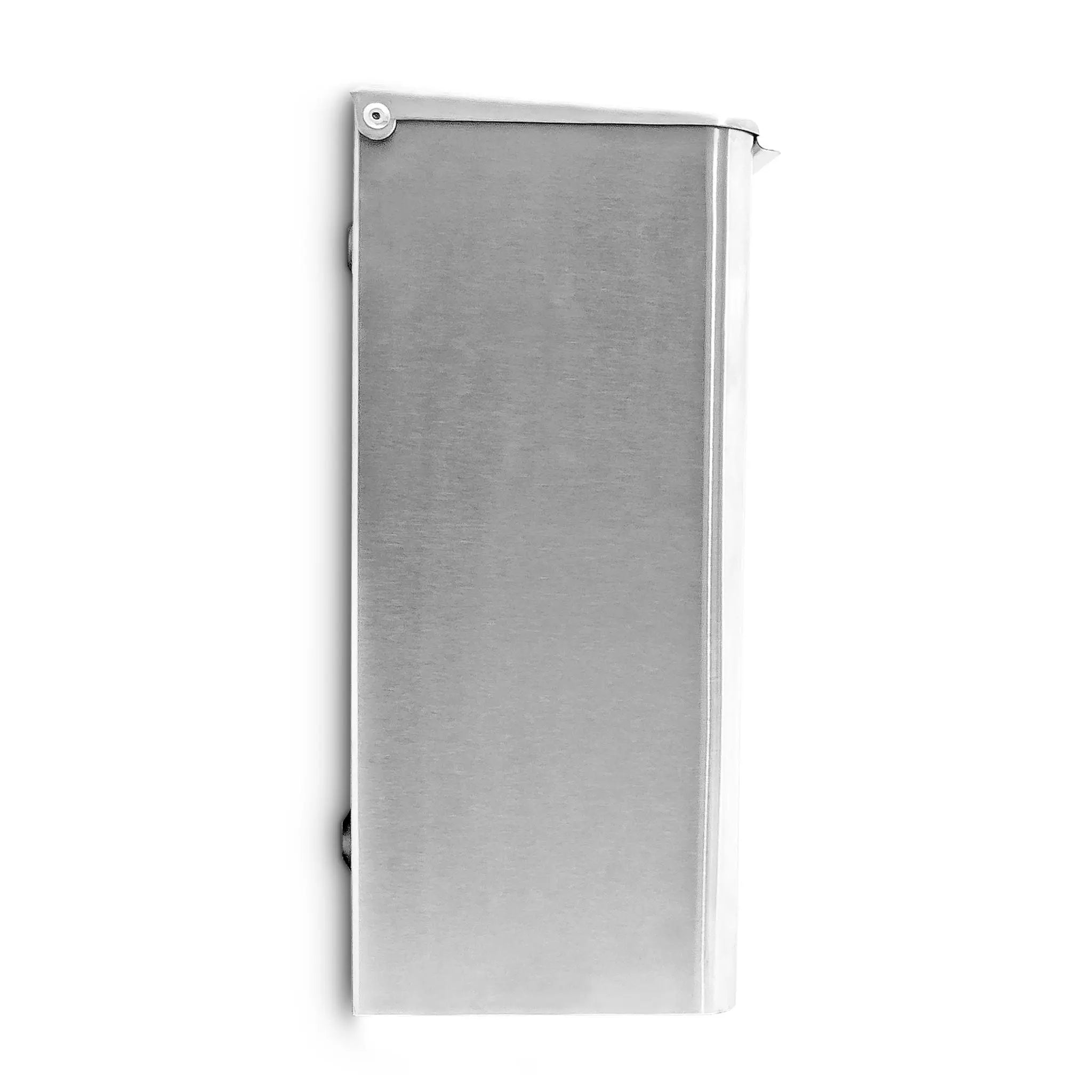 Briefkasten Glas mit Brief-Motiv Silber-Transparent von Relaxdays