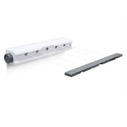 Wandtrockner Aufroll-Automatik weiss-grau Anthrazit-Weiss von Relaxdays
