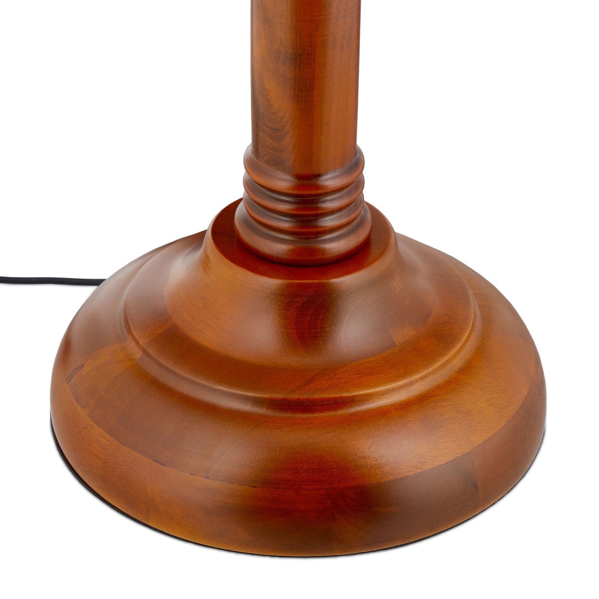 Stehlampe Jugendstil Weiss-Braun-Gold von Relaxdays