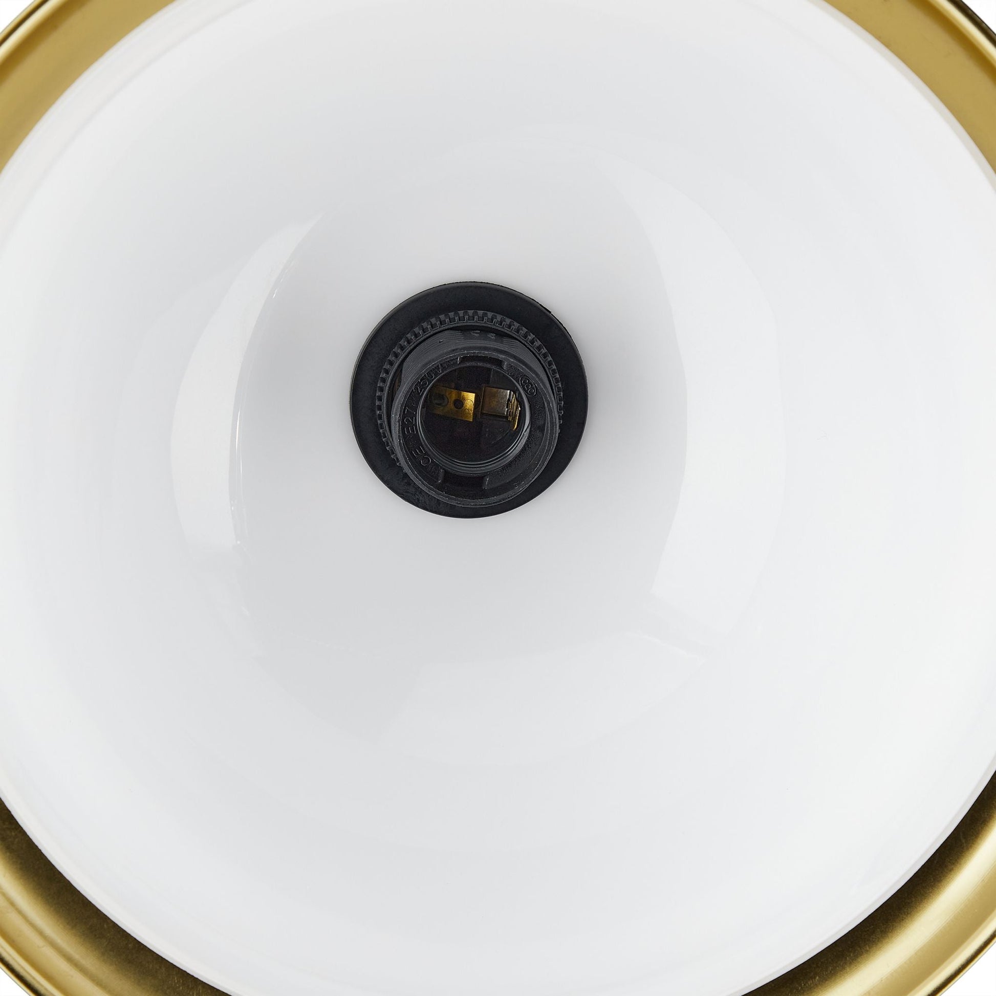 Stehlampe Jugendstil Weiss-Braun-Gold von Relaxdays