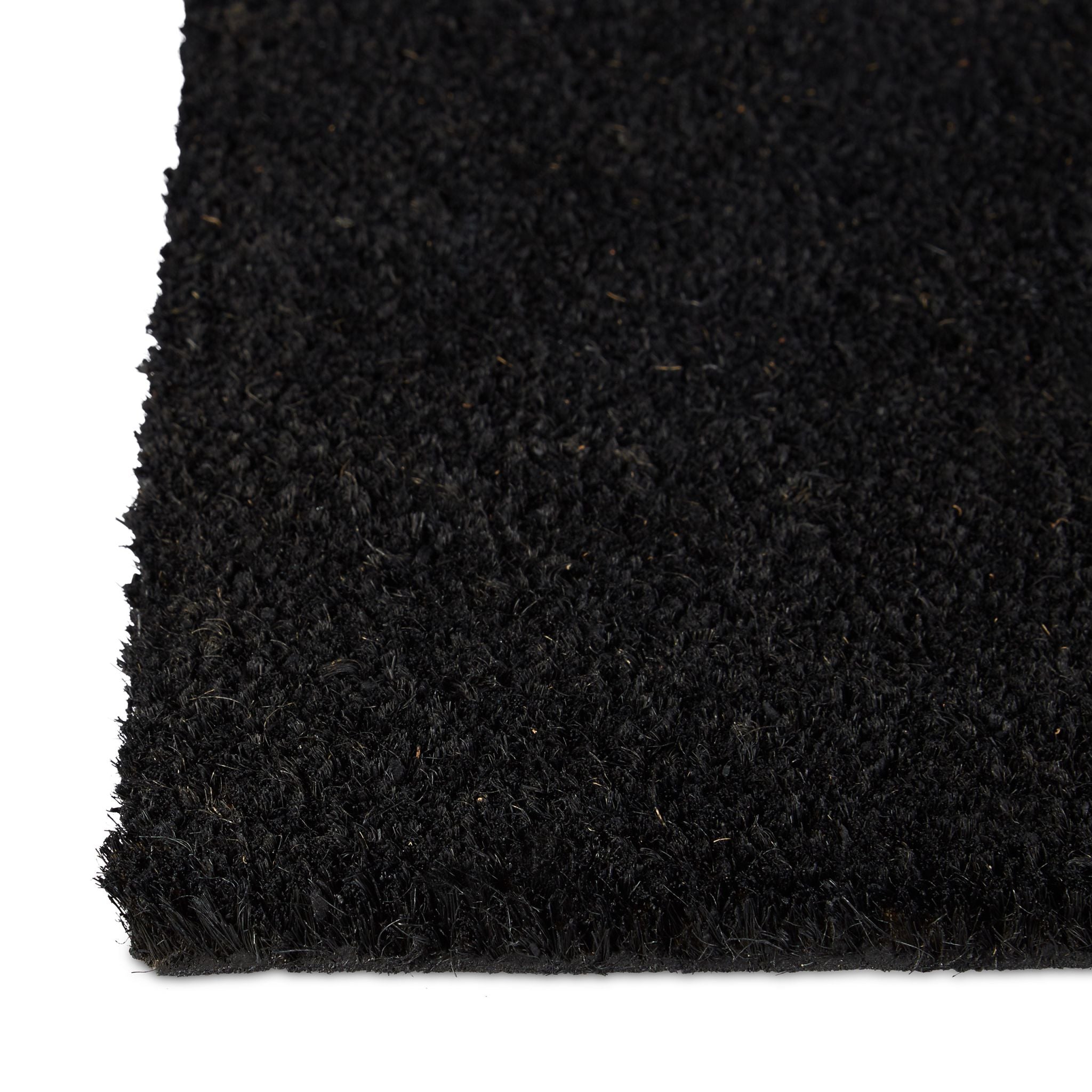 Fussmatte Kokos STERN Schwarz-Grau von Relaxdays