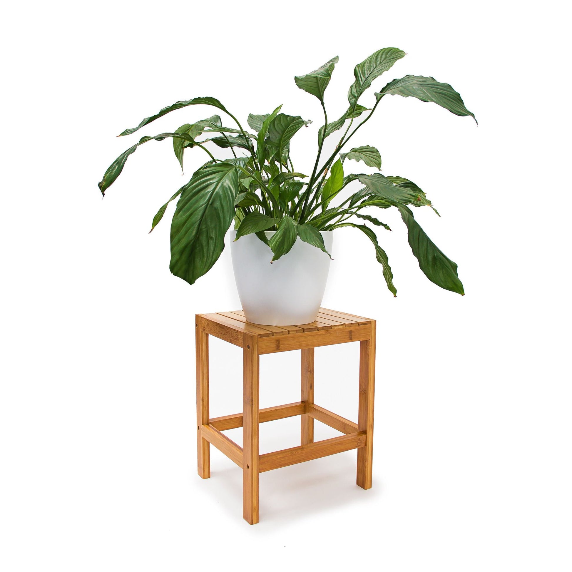 Blumenhocker Bambus Hellbraun von Relaxdays