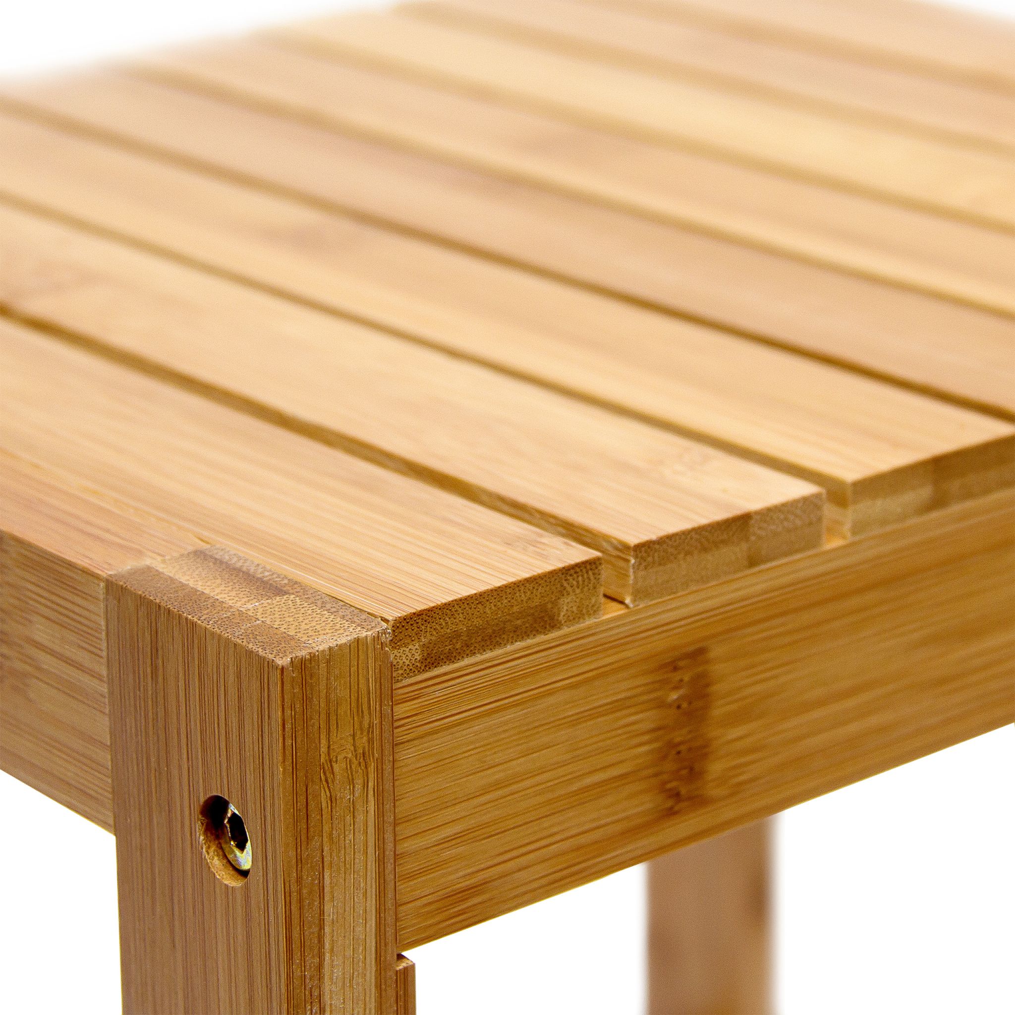 Blumenhocker Bambus Hellbraun von Relaxdays
