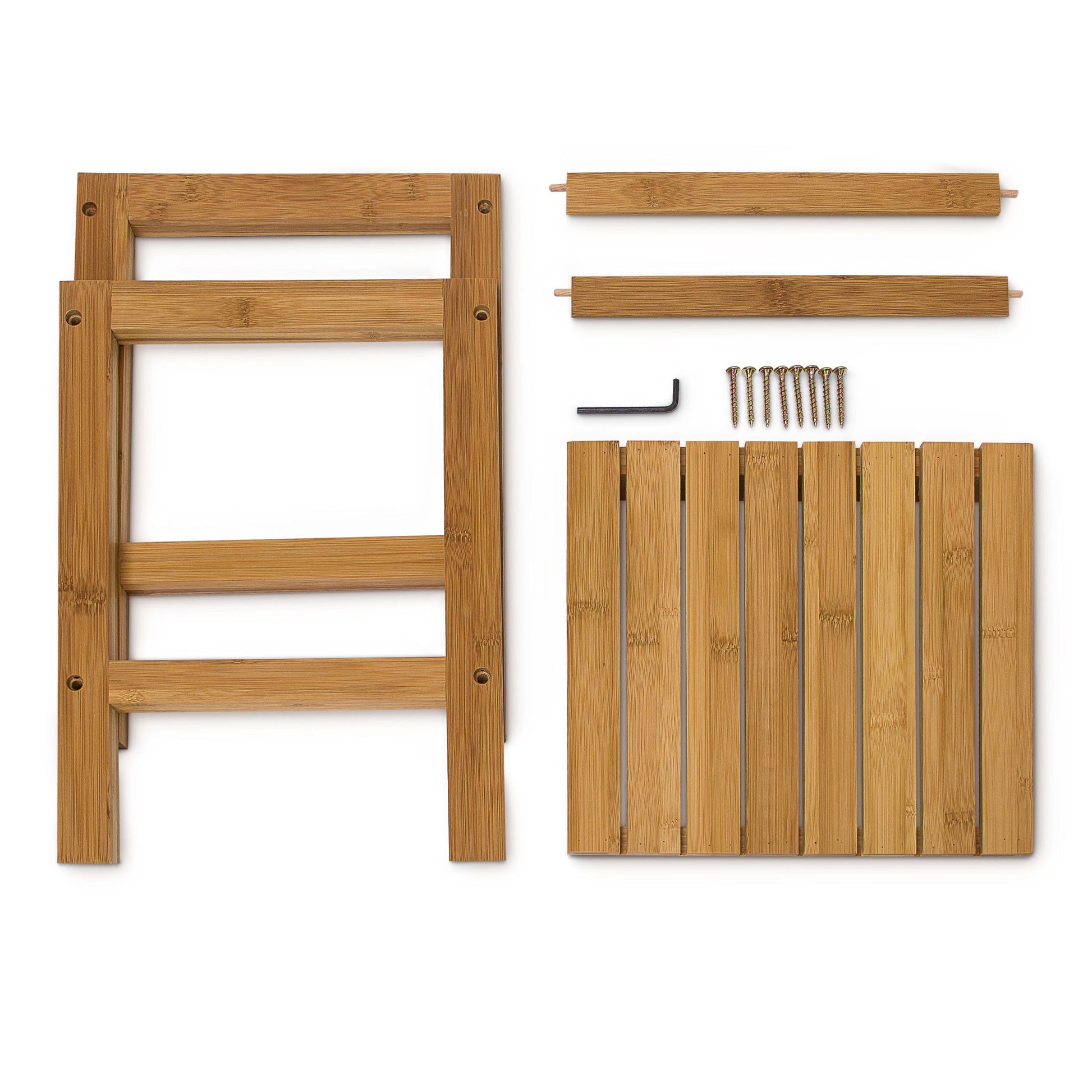 Blumenhocker Bambus Hellbraun von Relaxdays