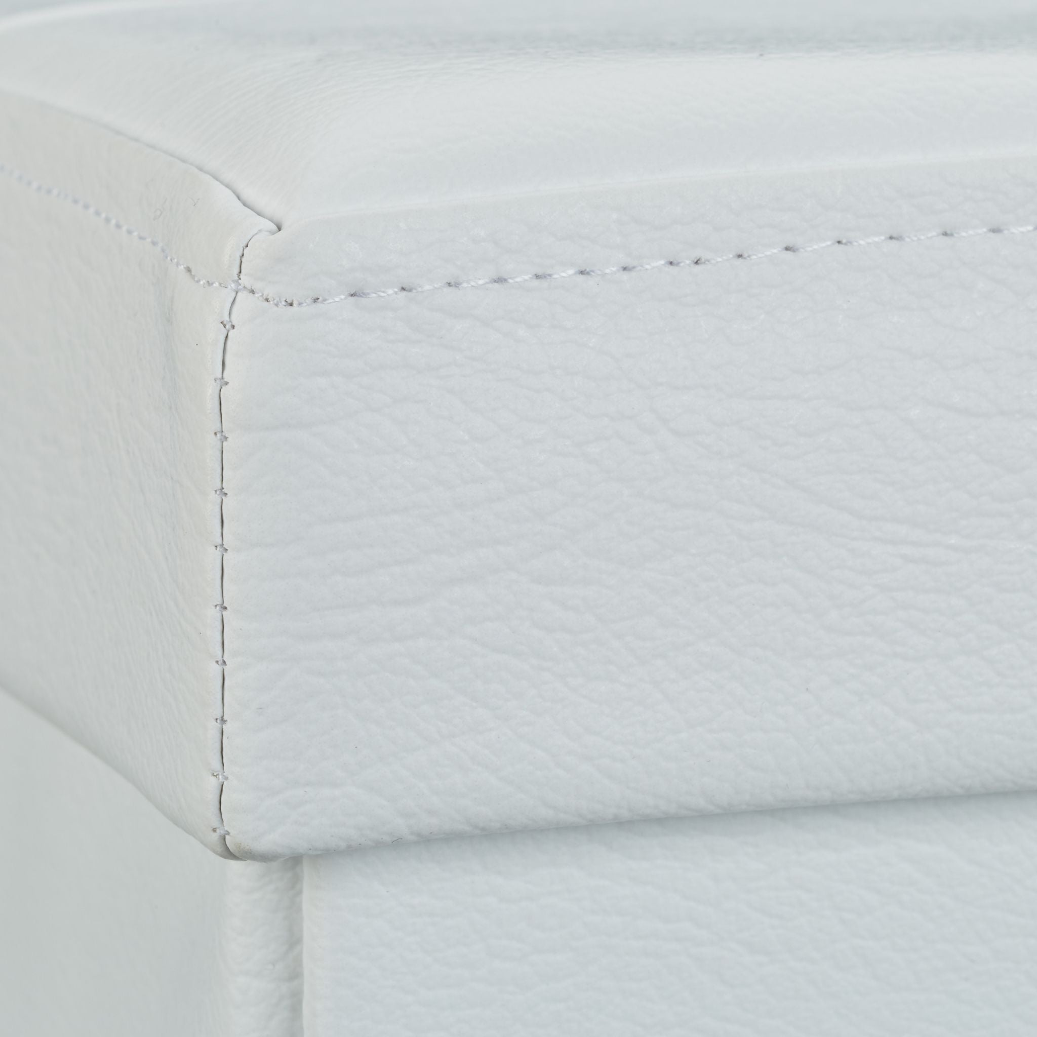 Sitzbank mit Stauraum Kunstleder Weiss von Relaxdays
