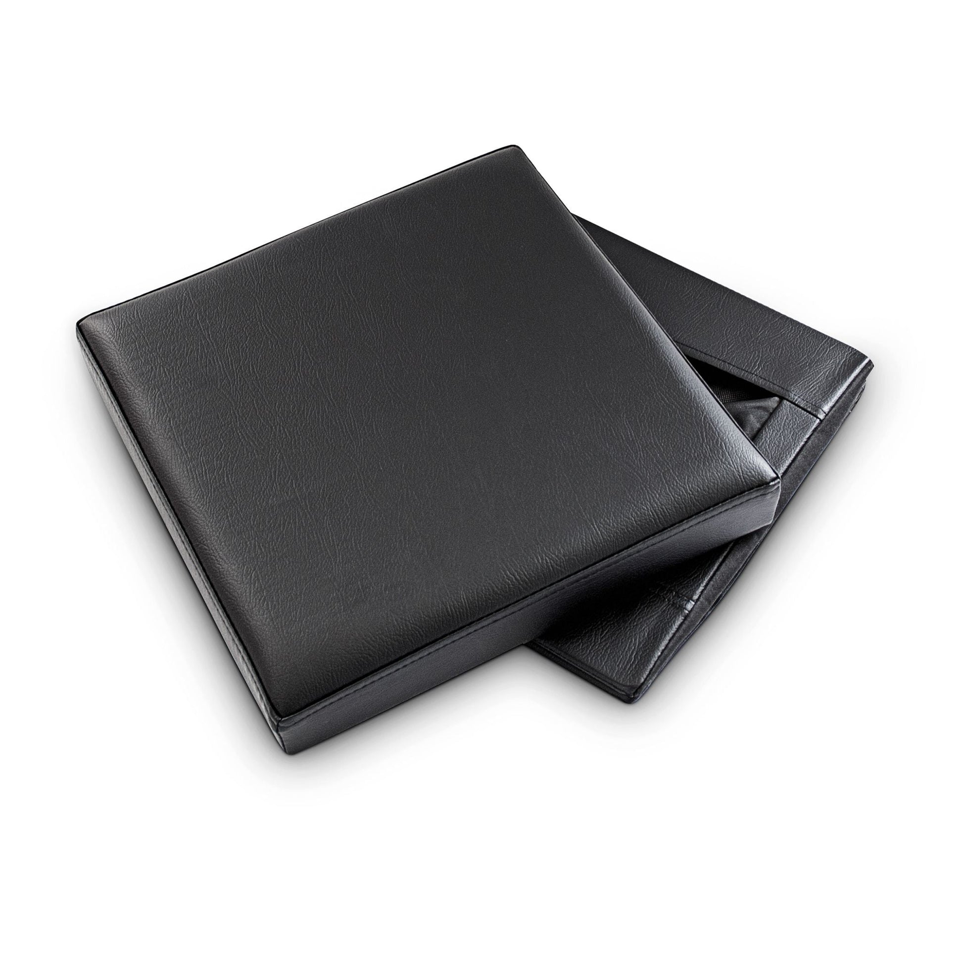 Hundebox Sitzhocker Schwarz von Relaxdays