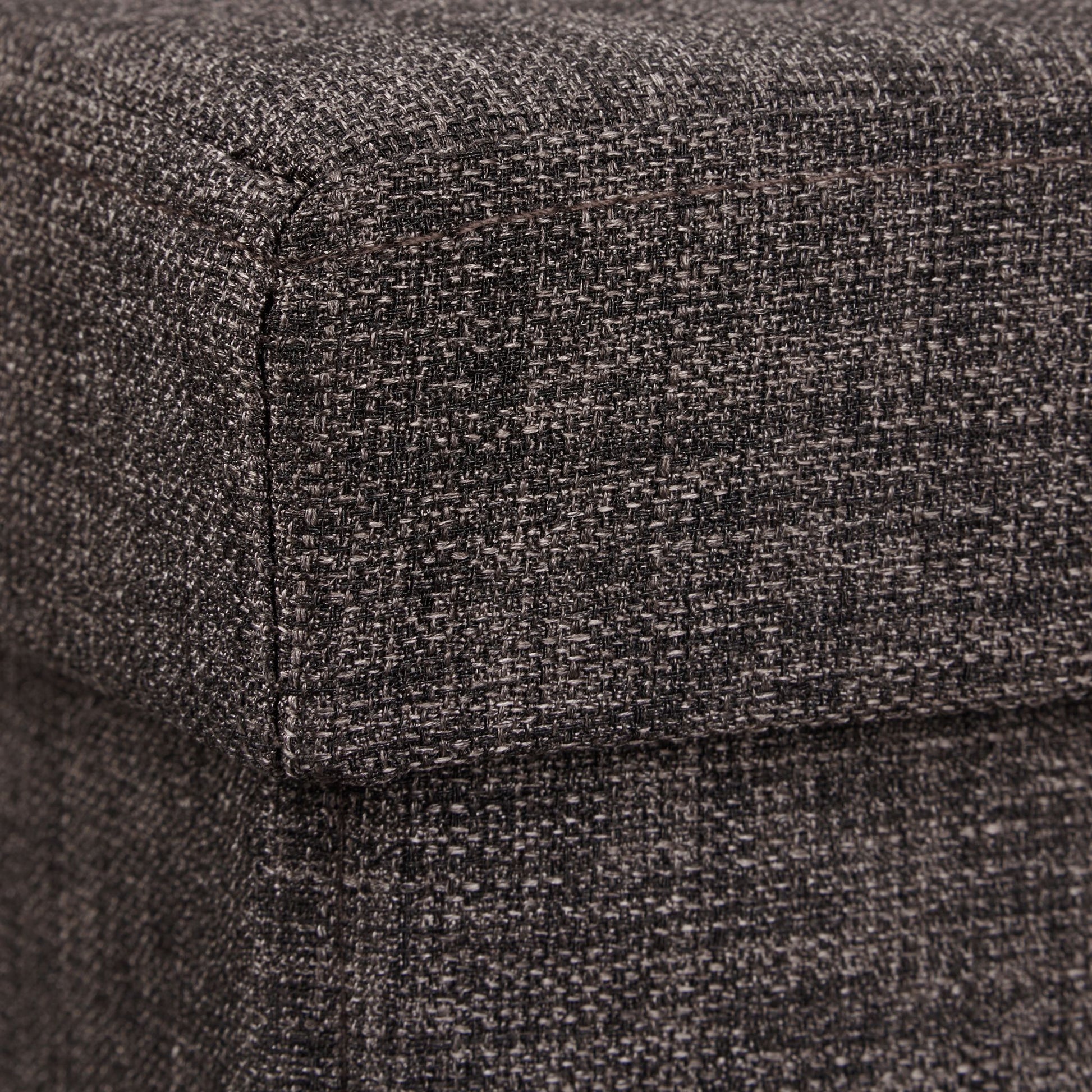 Faltbarer Sitzhocker mit Stauraum Leinen Braun von Relaxdays