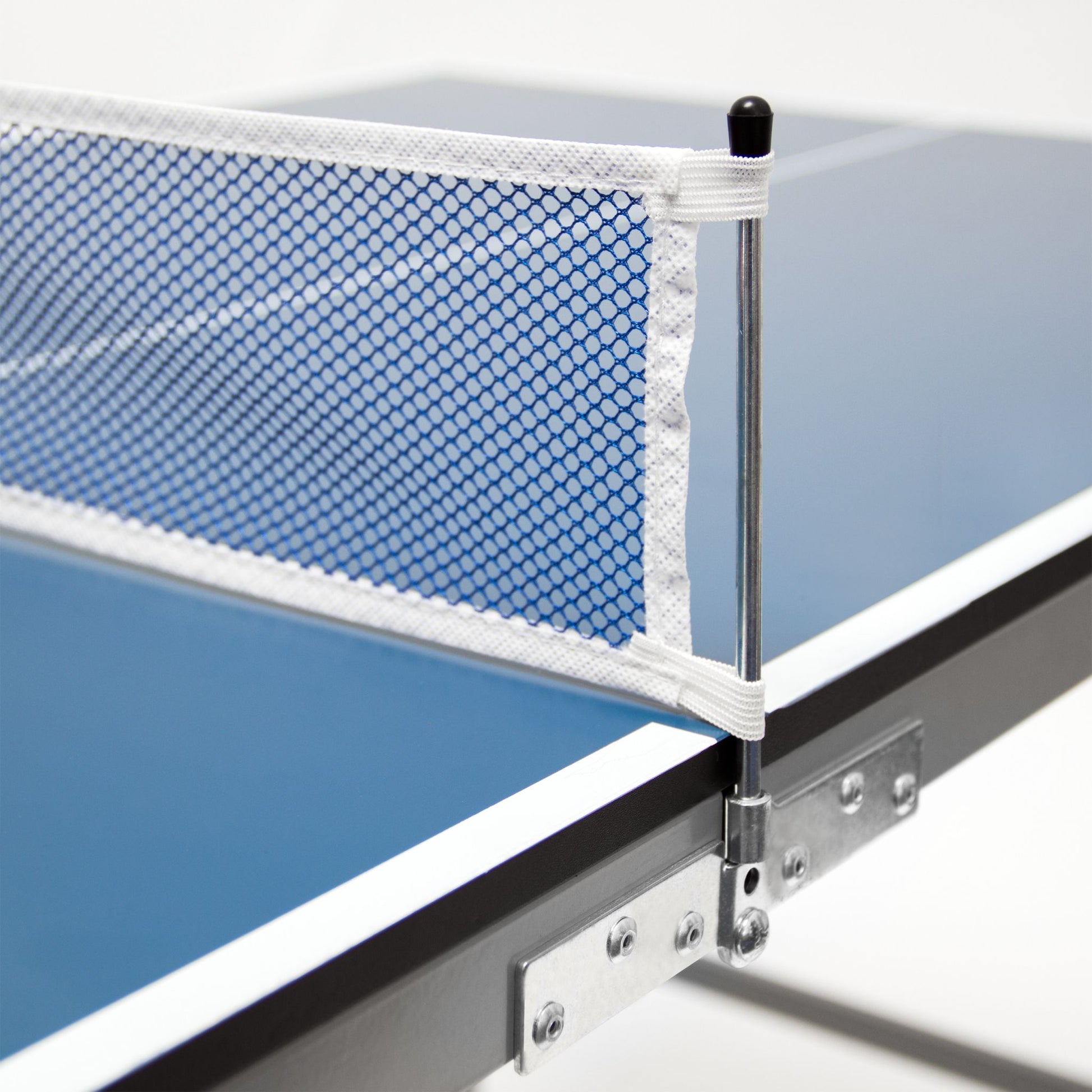 Klappbare Tischtennisplatte Blau-Schwarz-Silber von Relaxdays