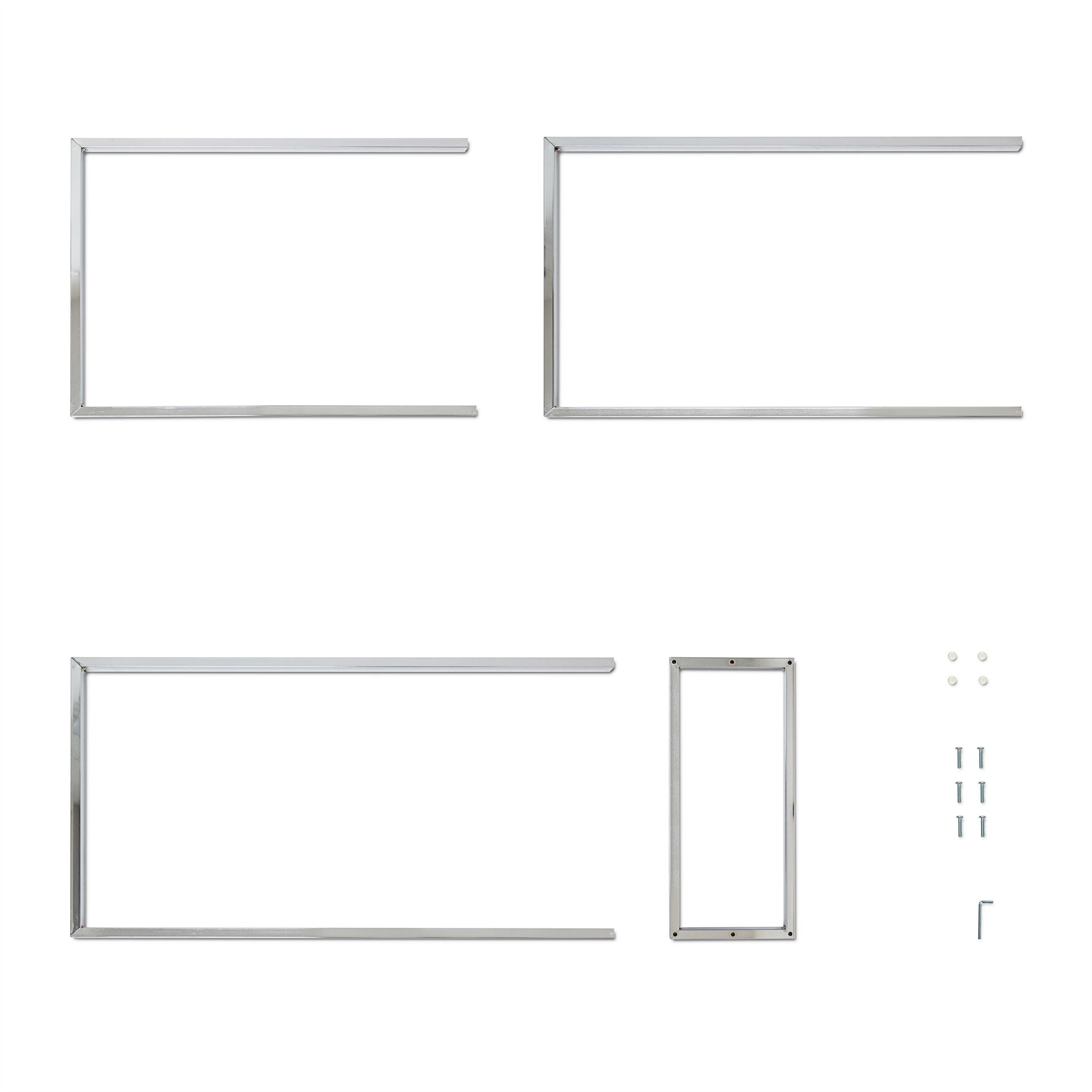Handtuchständer Edelstahl Silber von Relaxdays