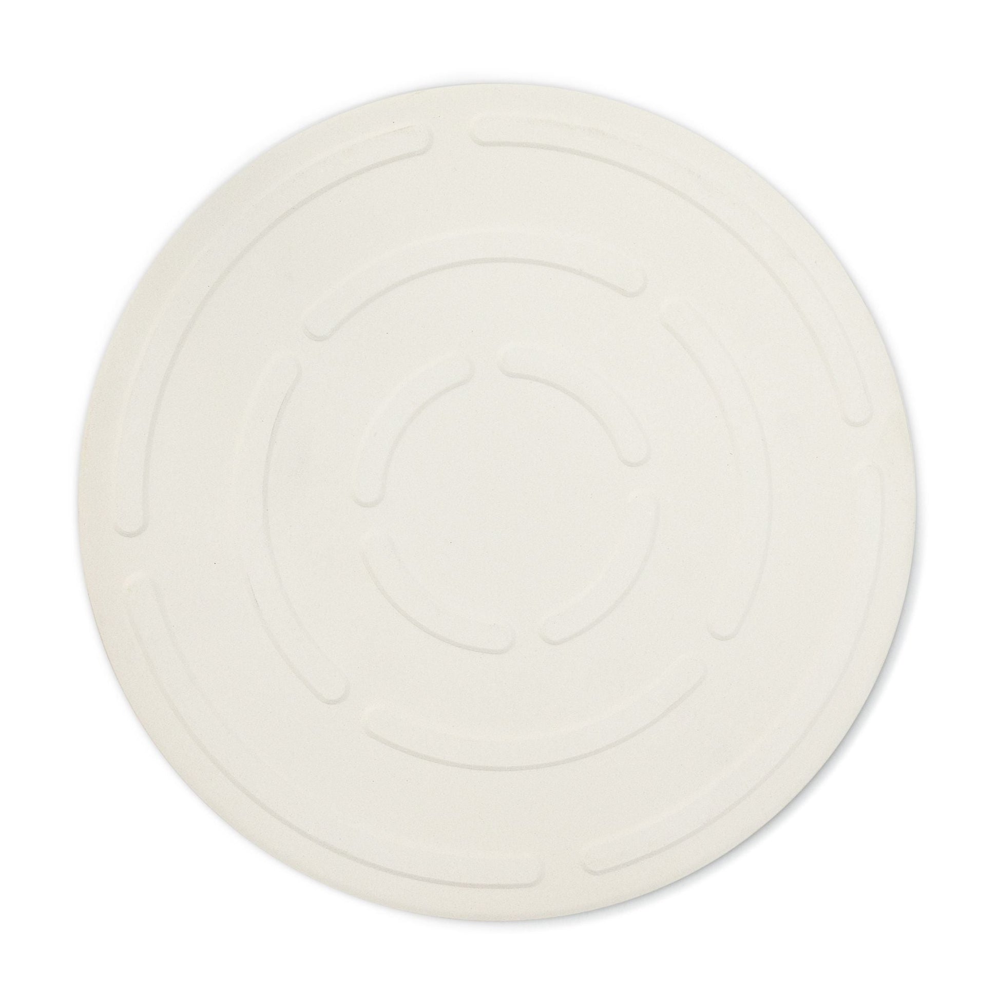 Pizzastein rund Cordierit Creme von Relaxdays