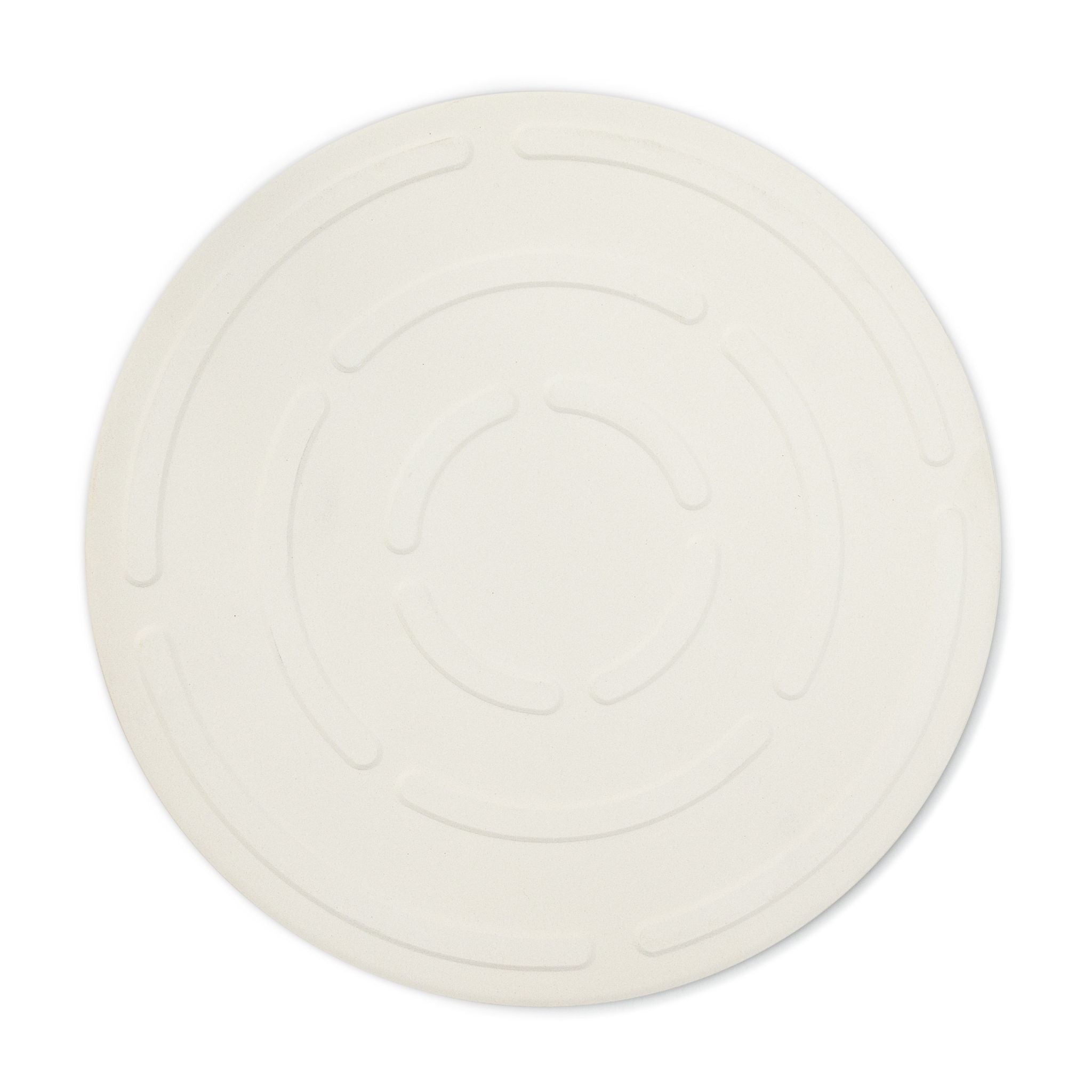 Pizzastein rund Cordierit Creme von Relaxdays