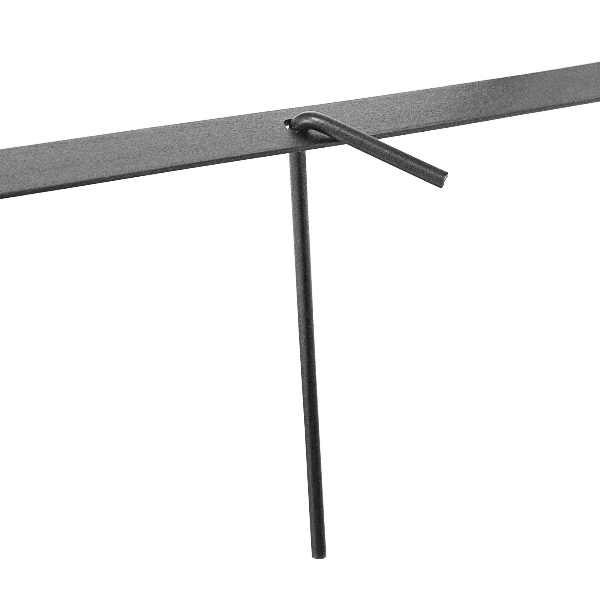 Rosenbogen Blatt Schwarz von Relaxdays