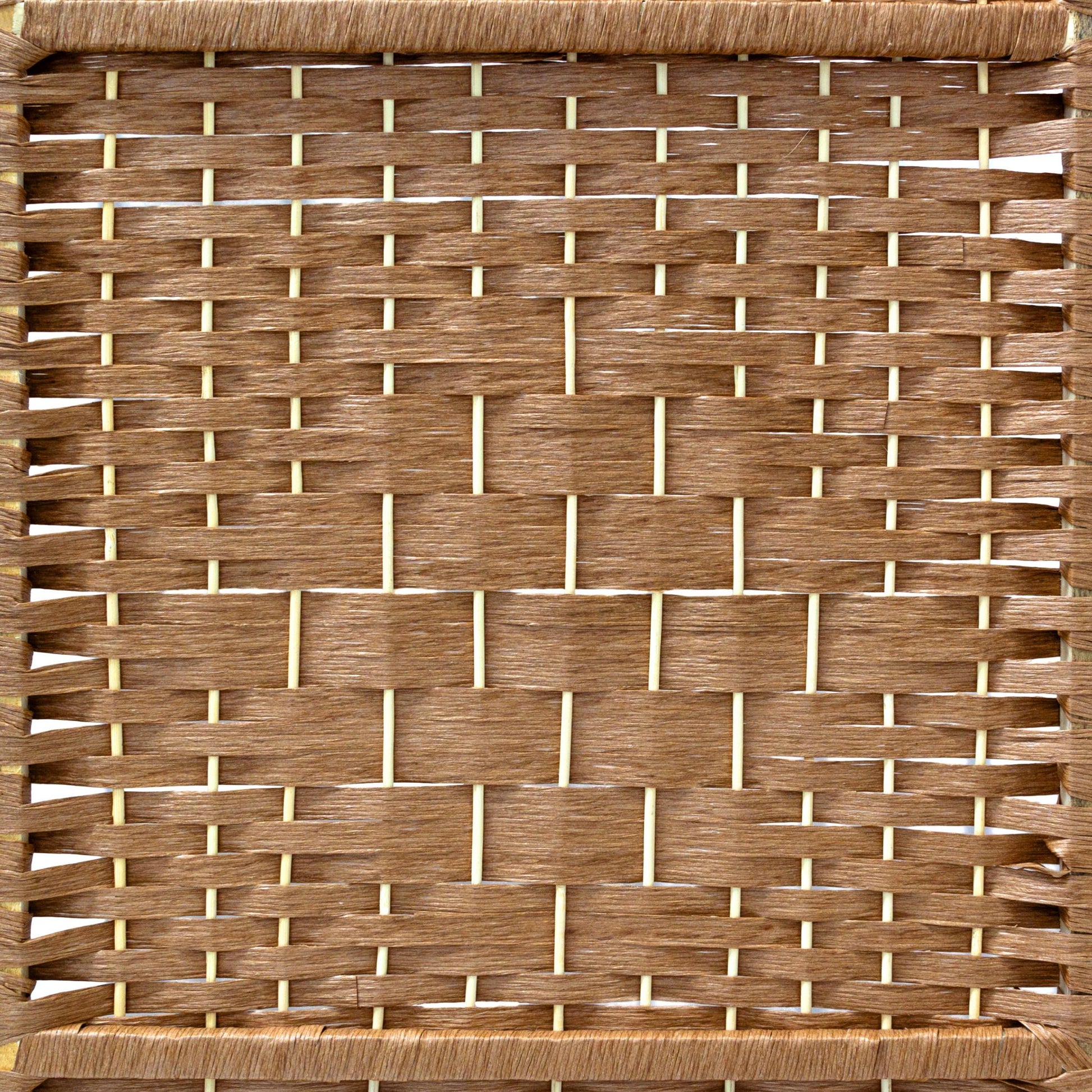 Paravent 4-teilig Hellbraun von Relaxdays