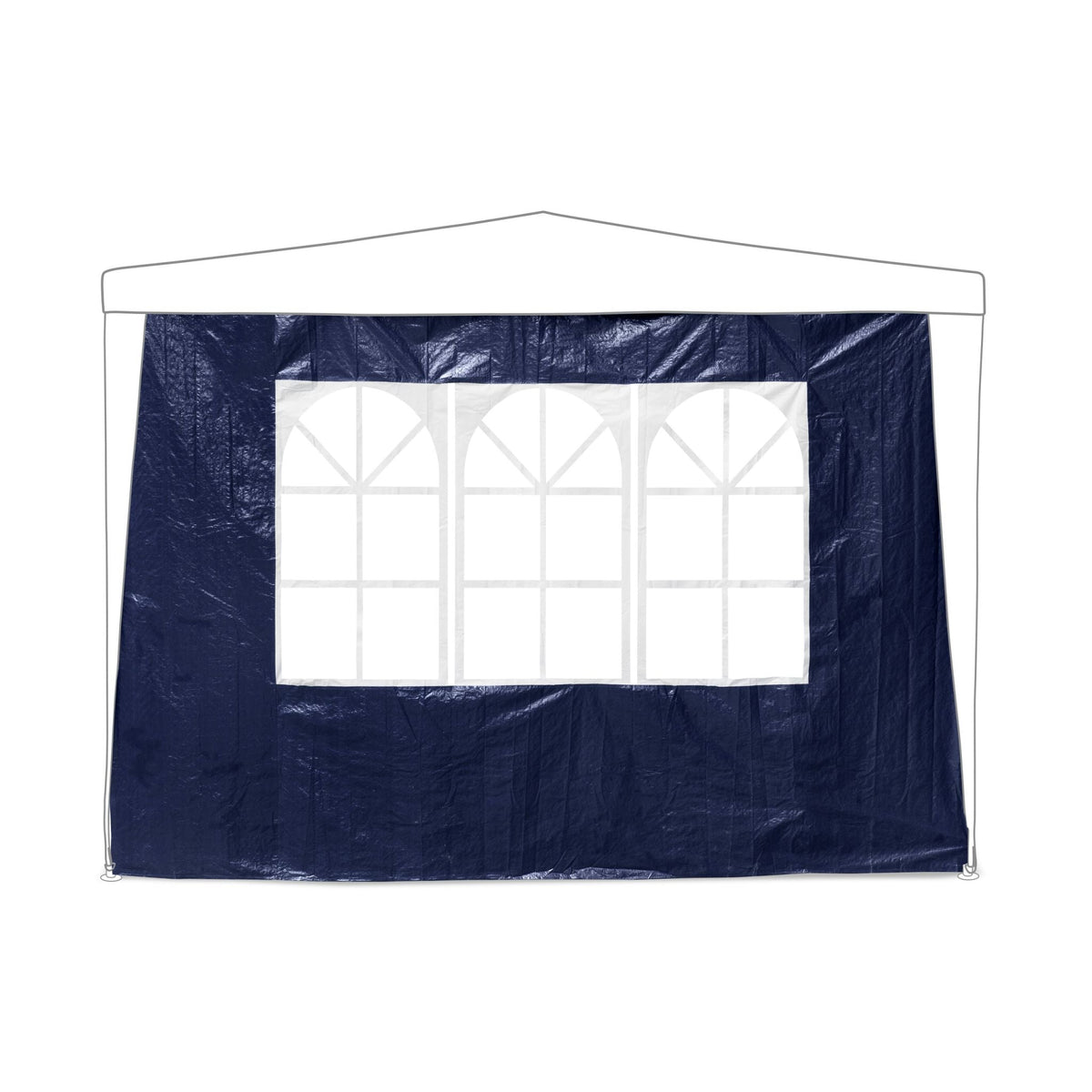 Pavillon-Seitenteile 2er-Set Blau von Relaxdays