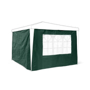 Pavillon-Seitenteile 2er-Set Grün von Relaxdays