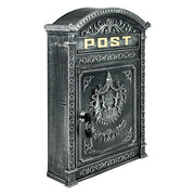 Briefkasten Antik Gold-Grau von Relaxdays