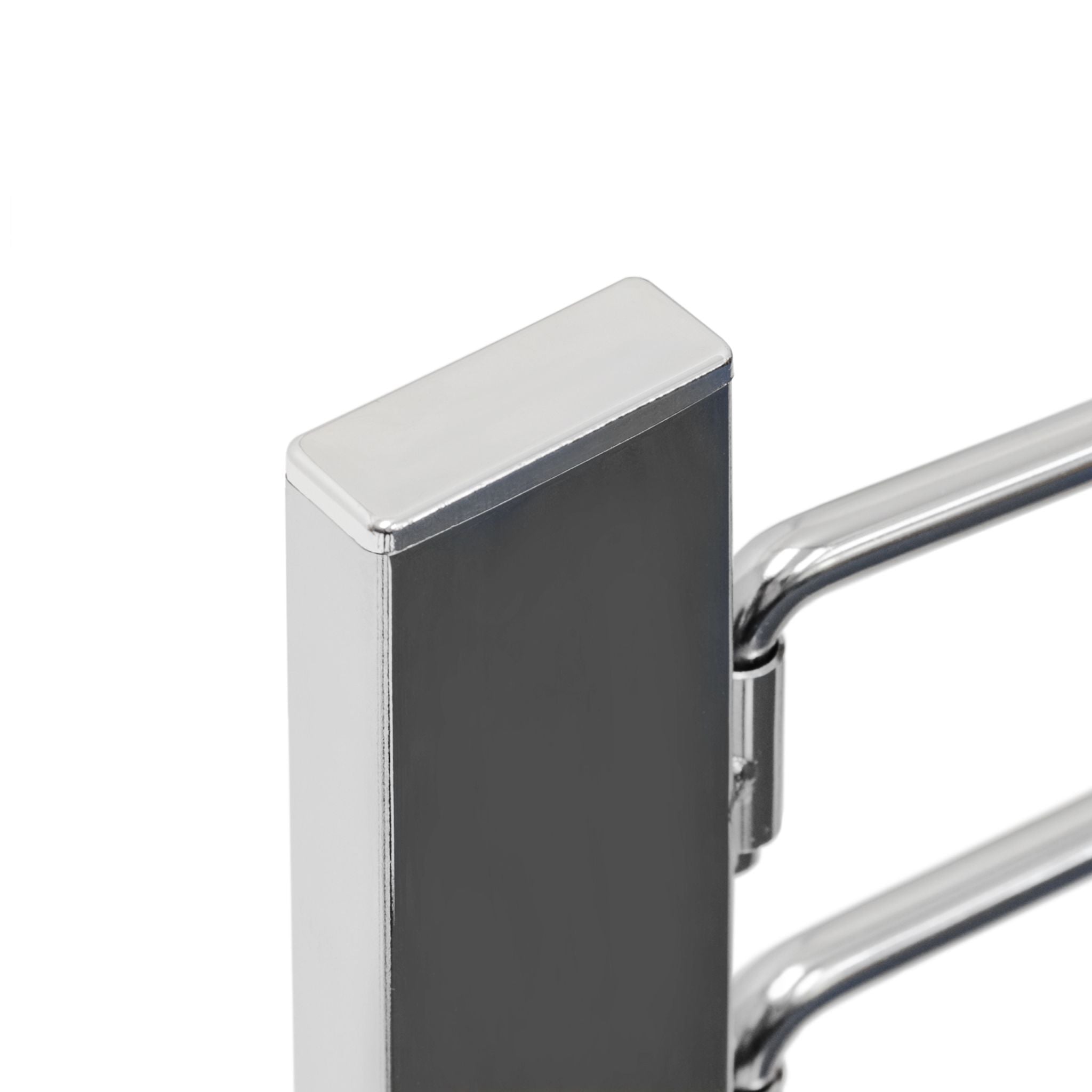 Handtuchständer verchromt Silber von Relaxdays