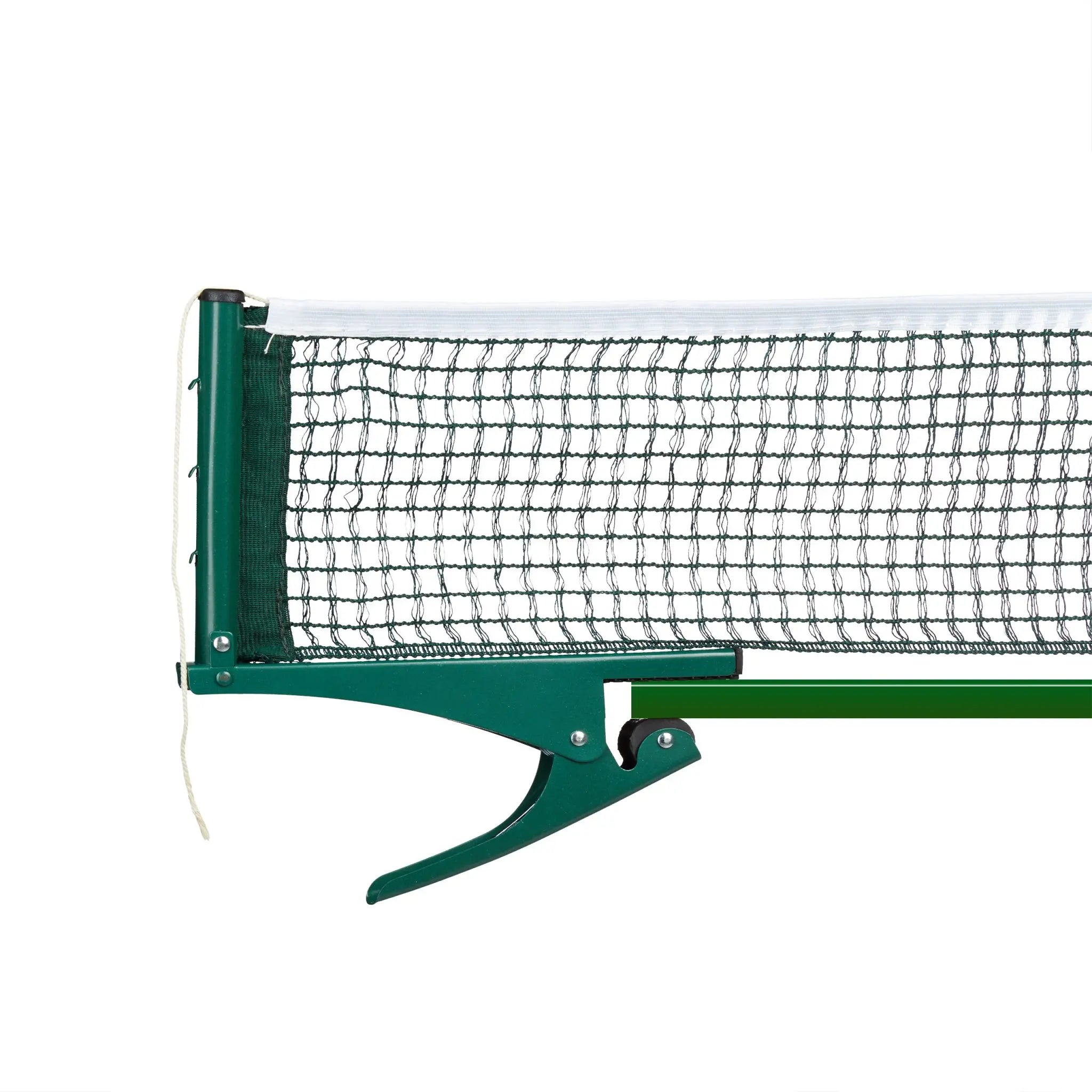 Tischtennisnetz zum Klemmen Weiss-Dunkelgrün-Grün von Relaxdays