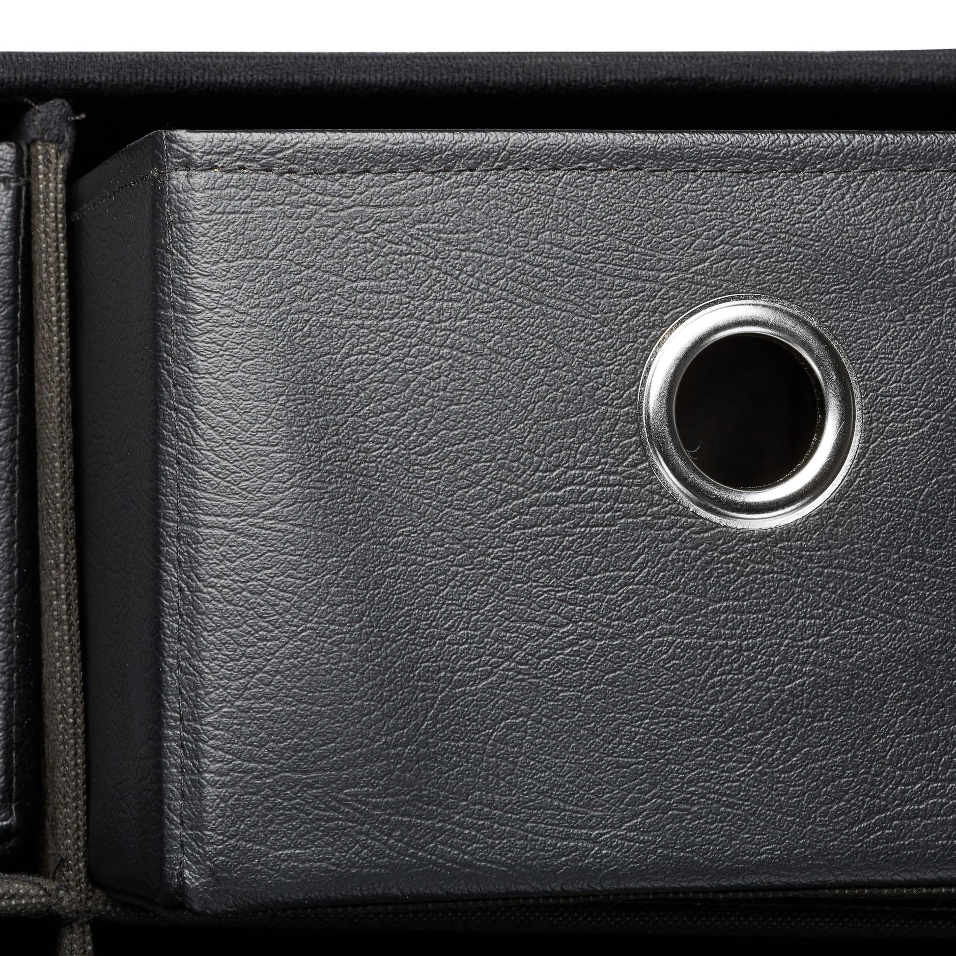 Sitzbank mit Stauraum Schwarz von Relaxdays