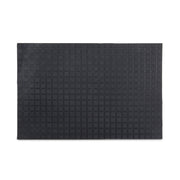Gummi Fussmatte Schwarz von Relaxdays