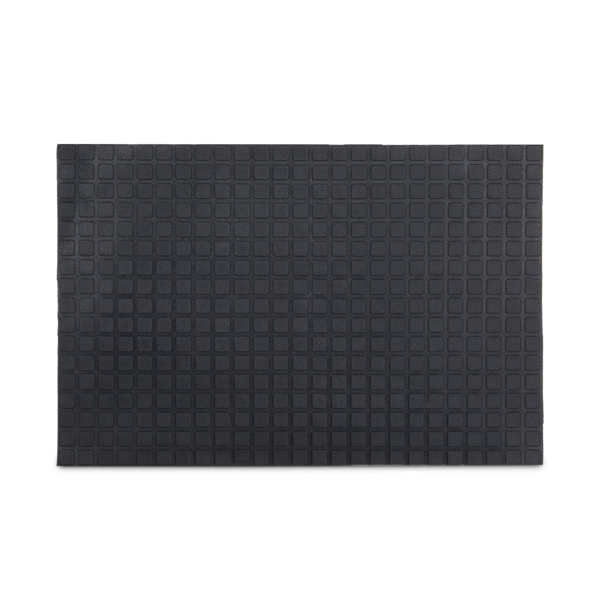 Gummi Fussmatte Schwarz von Relaxdays
