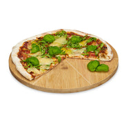 Pizzateller Bambus Hellbraun von Relaxdays