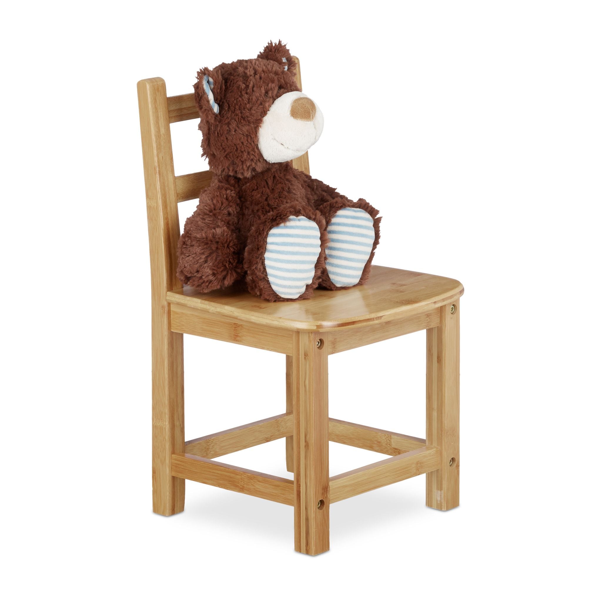 Kinderstuhl RUSTICO natur Hellbraun von Relaxdays