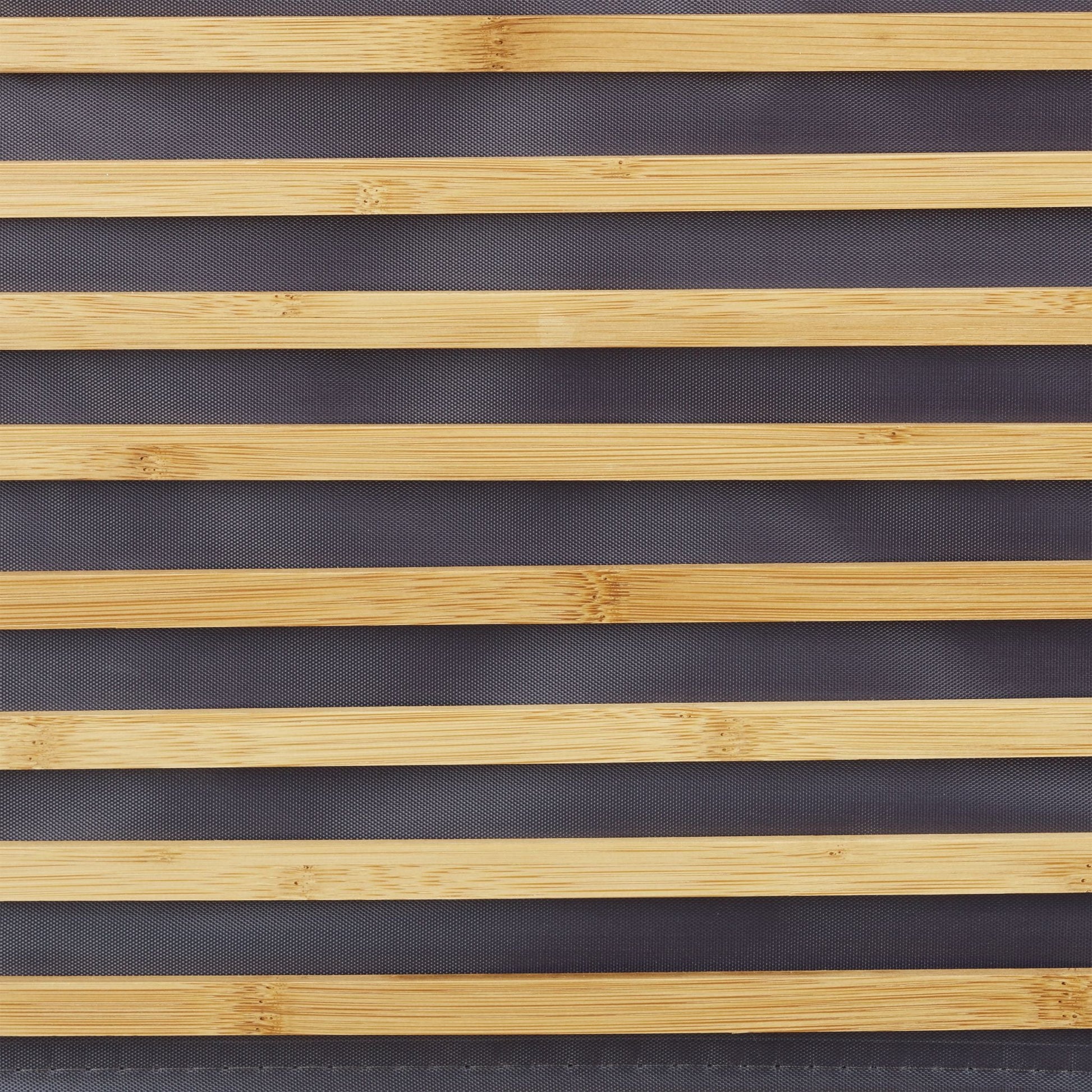 Bambus Sitzhocker mit Stauraum Weiss-Hellbraun von Relaxdays