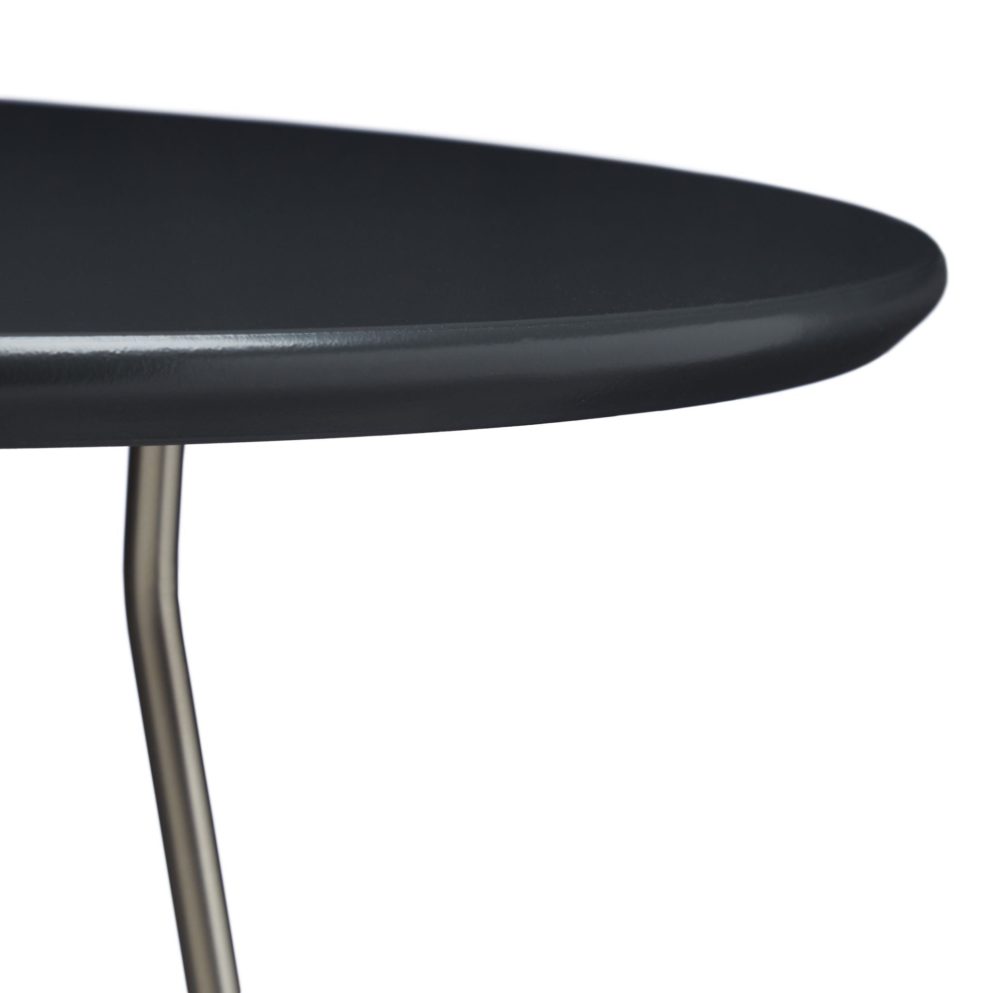 Beistelltisch 2er-Set 3 Metallbeine Anthrazit-Silber von Relaxdays