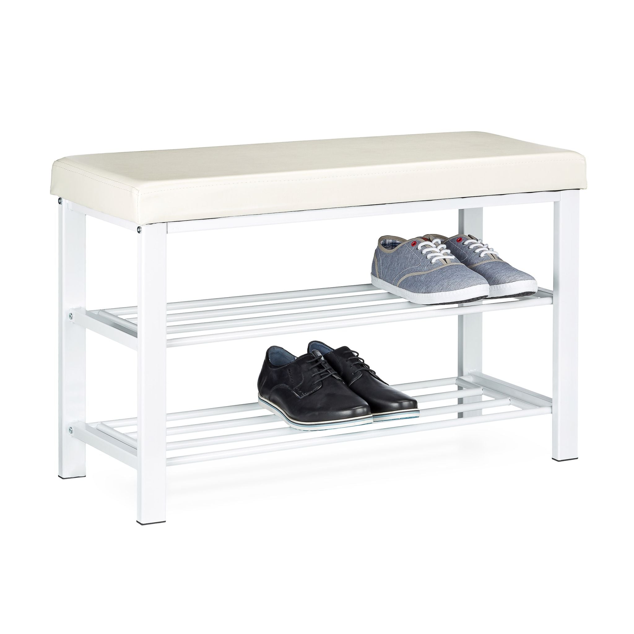 Schuhbank mit Polsterung Weiss von guteszeug.ch