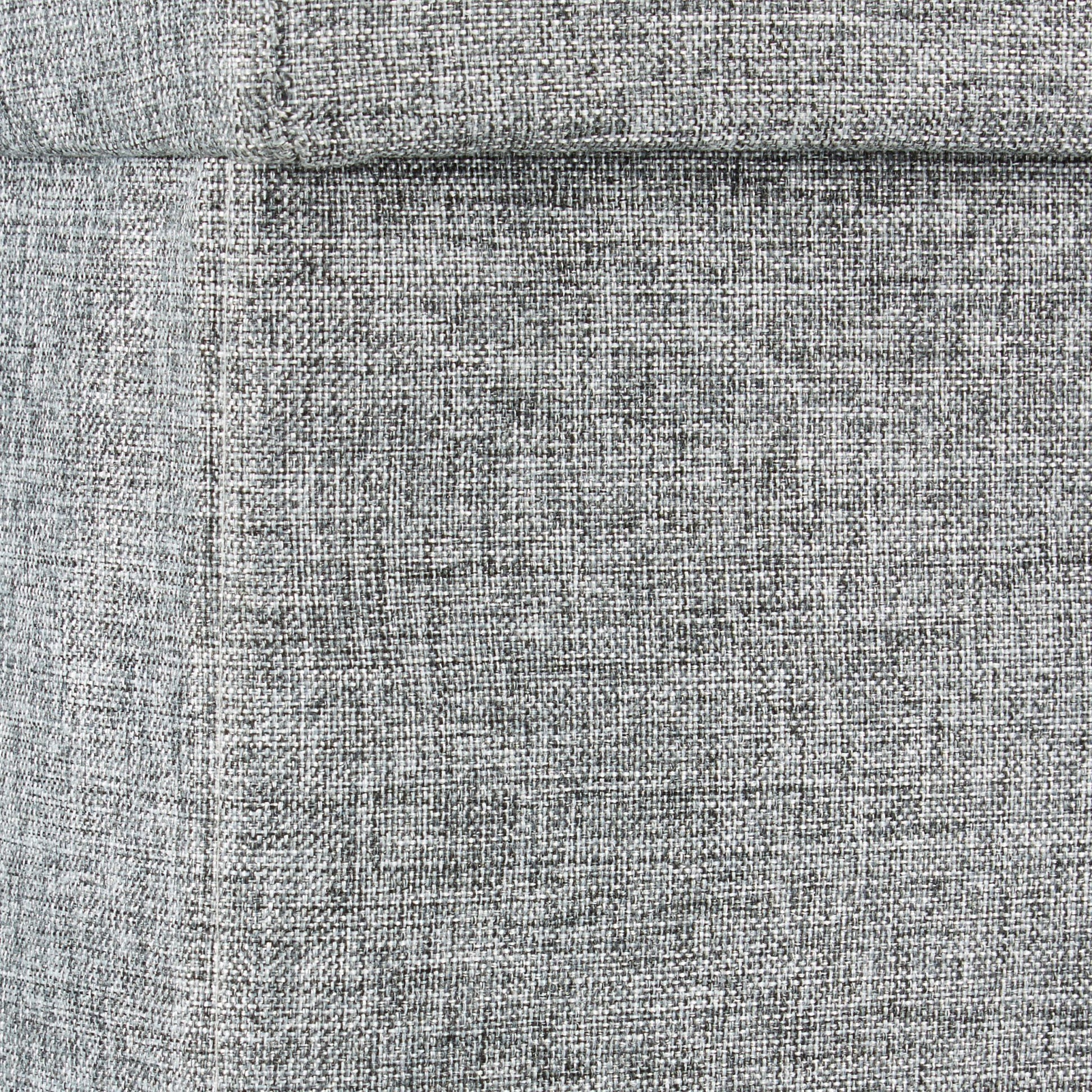 Faltbarer Sitzhocker mit Lehne Grau von Relaxdays