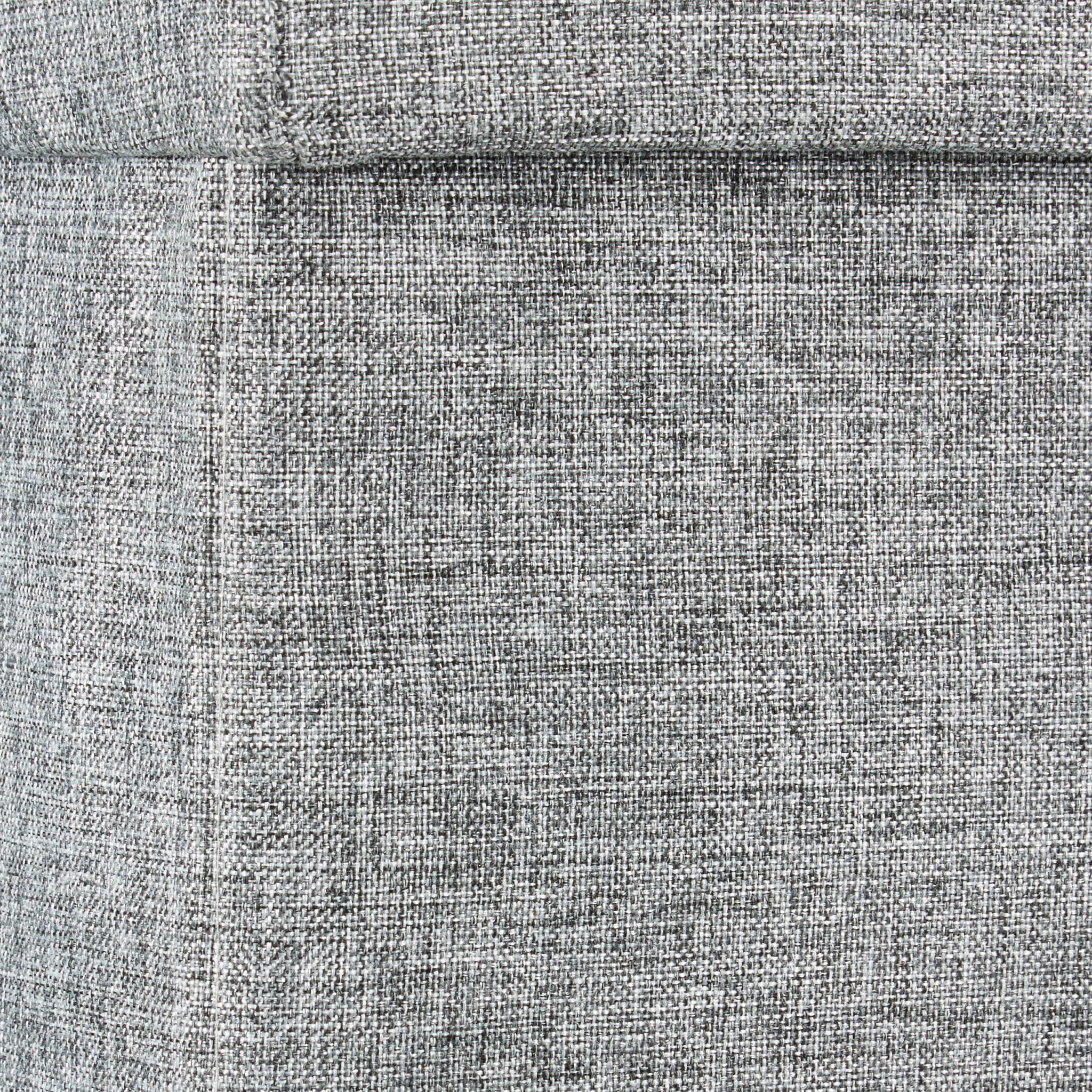 Faltbarer Sitzhocker mit Lehne Grau von Relaxdays