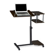 Laptoptisch höhenverstellbar XL Schwarz von Relaxdays