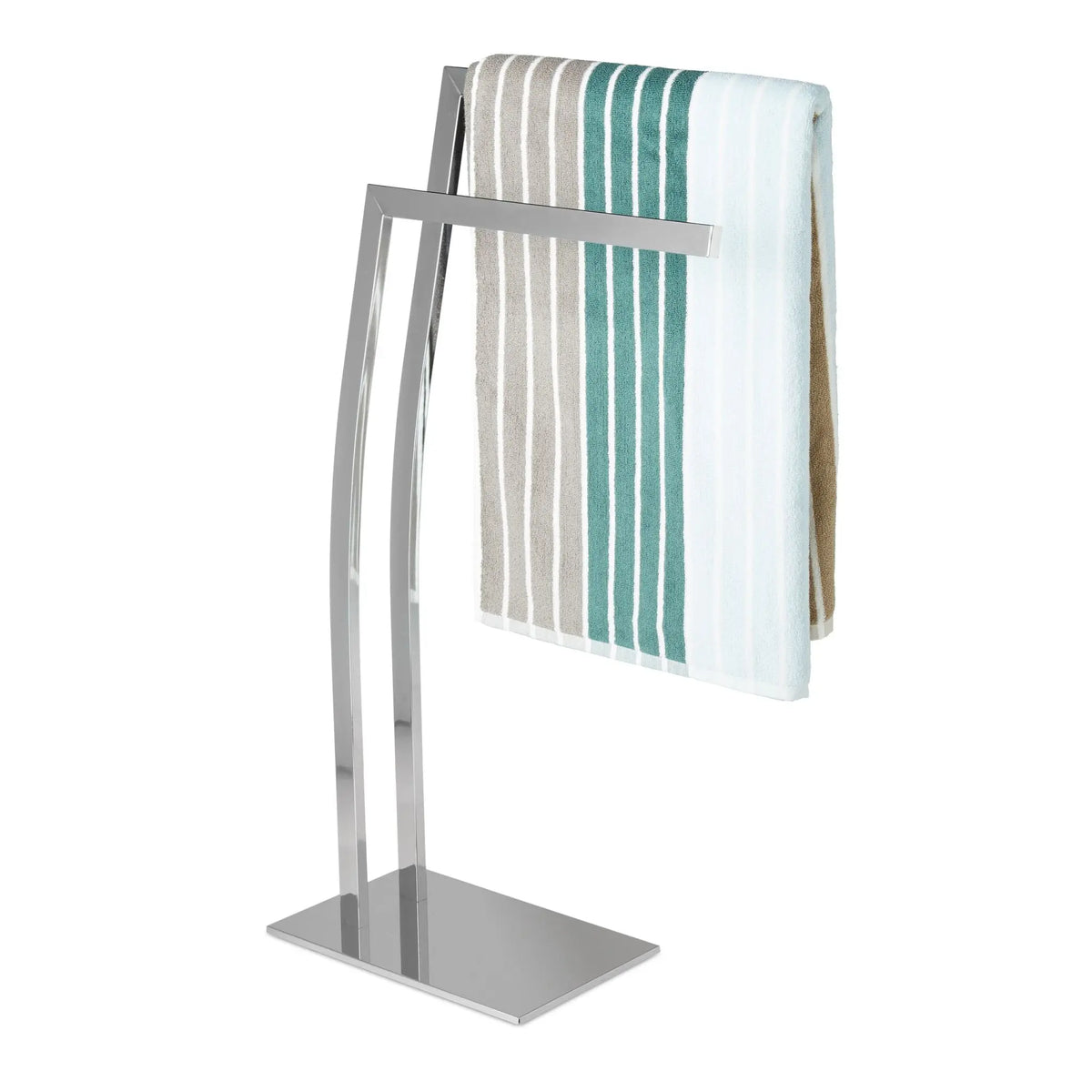 Handtuchhalter Edelstahl WIMEDO Silber von Relaxdays