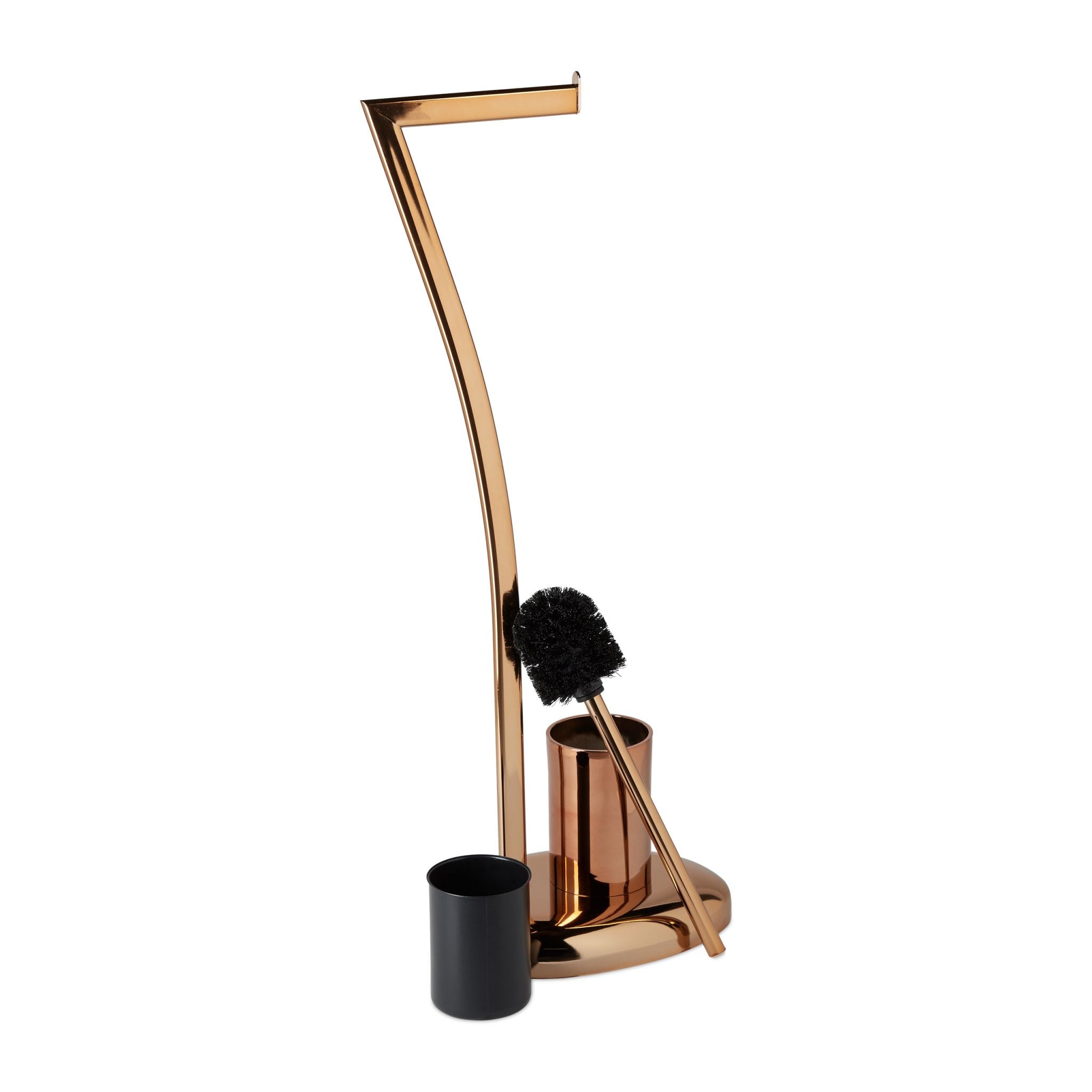 Stand WC Garnitur WIMEDO Kupfer Kupfer von Relaxdays