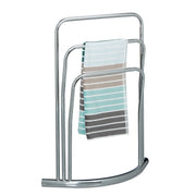 Handtuchständer CURVY Silber von Relaxdays