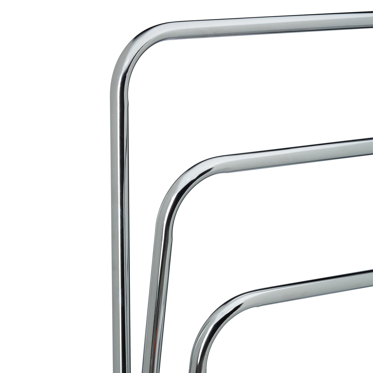 Handtuchständer CURVY Silber von Relaxdays