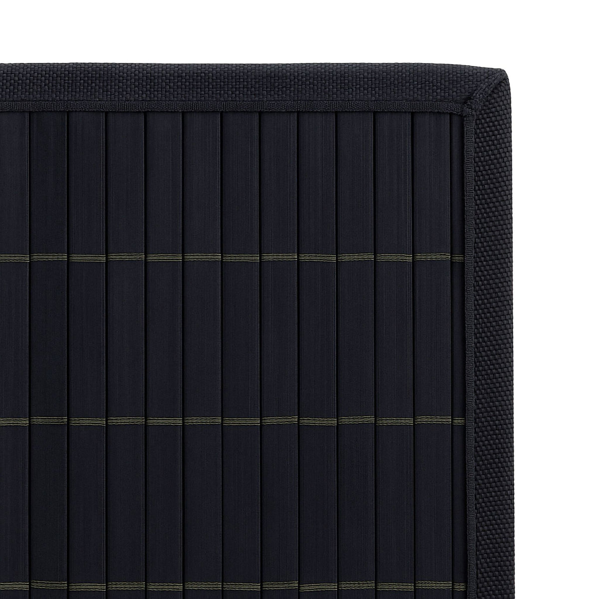 Tischset 6er-Set Bambus Schwarz von Relaxdays
