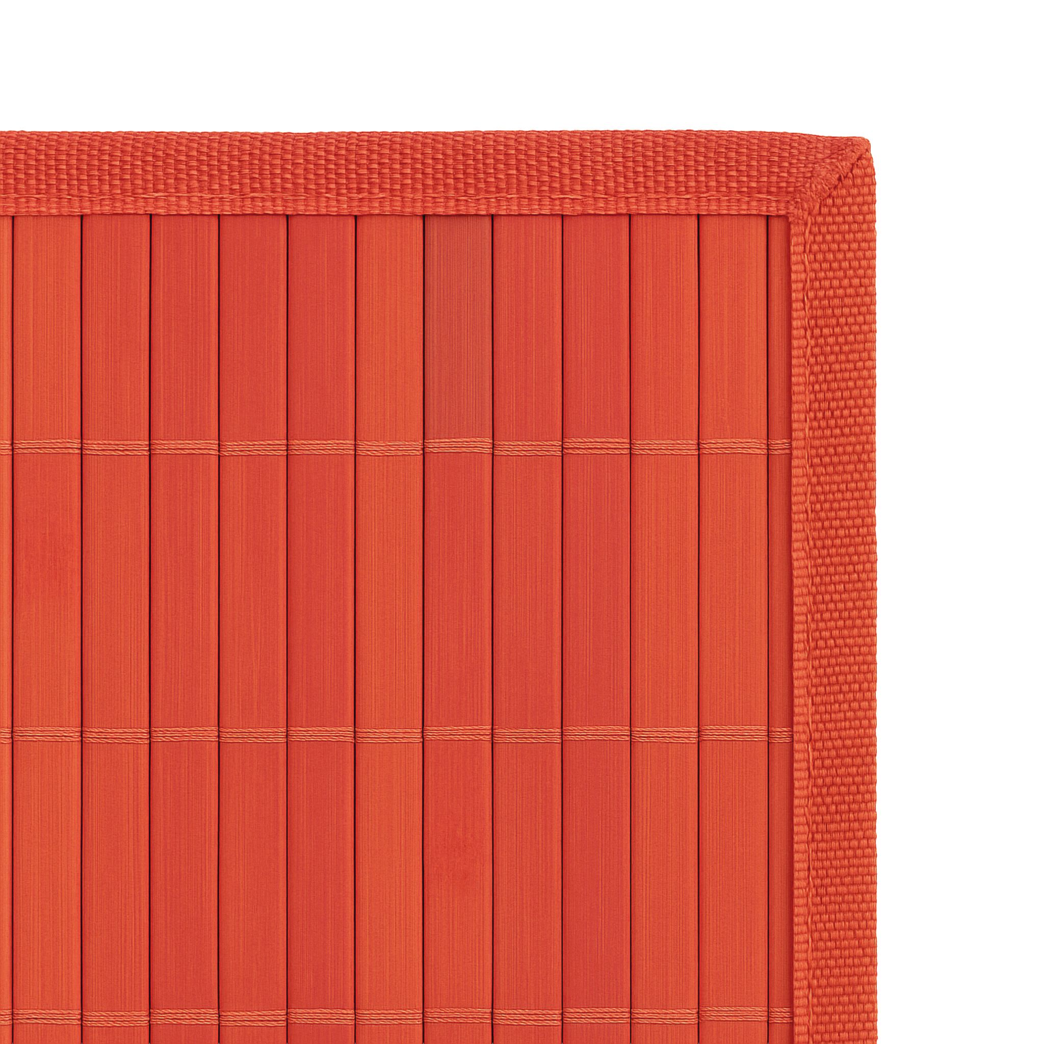 Tischset 6er-Set Bambus Rot von Relaxdays